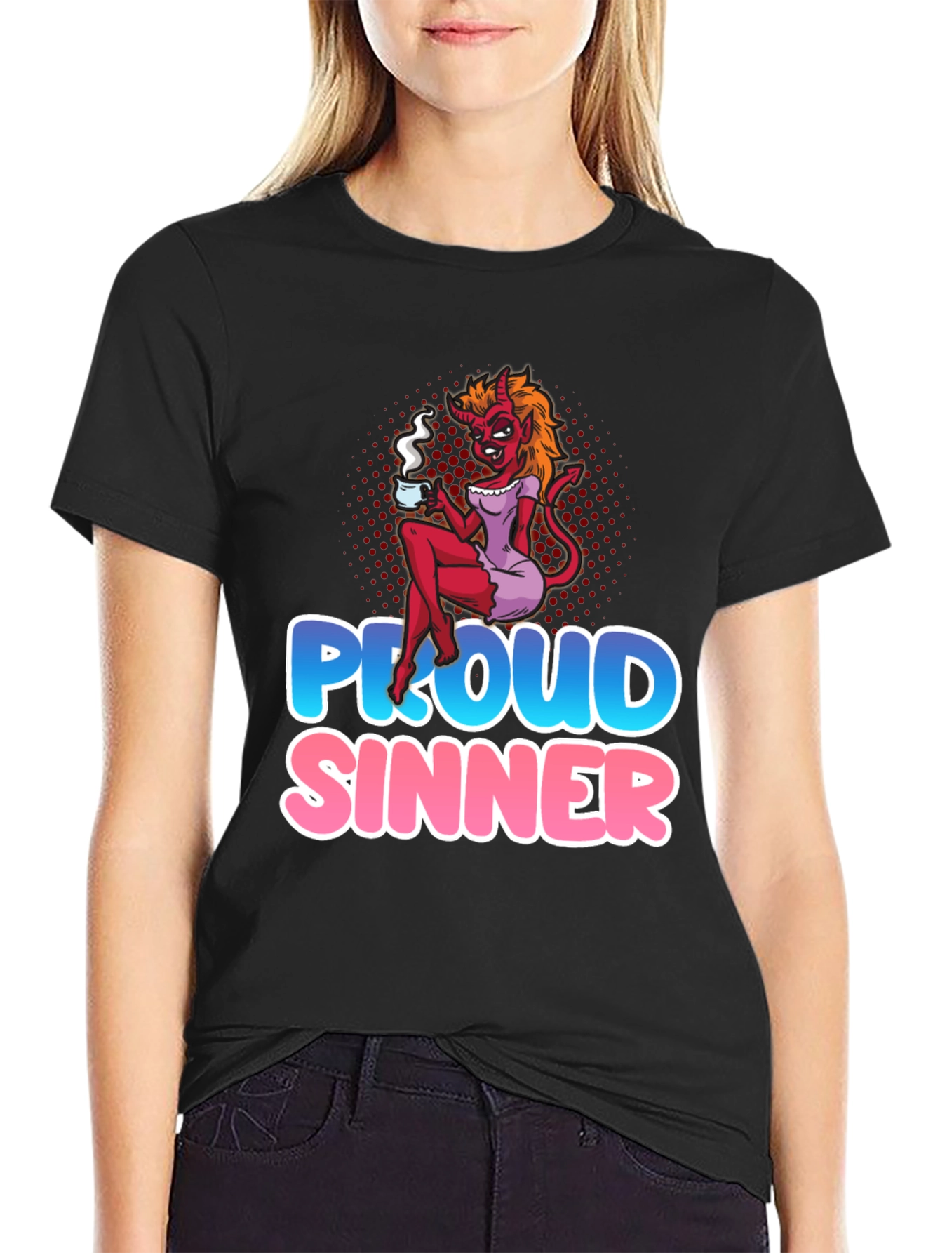 Proud Sinner Devil Woman T-Shirt