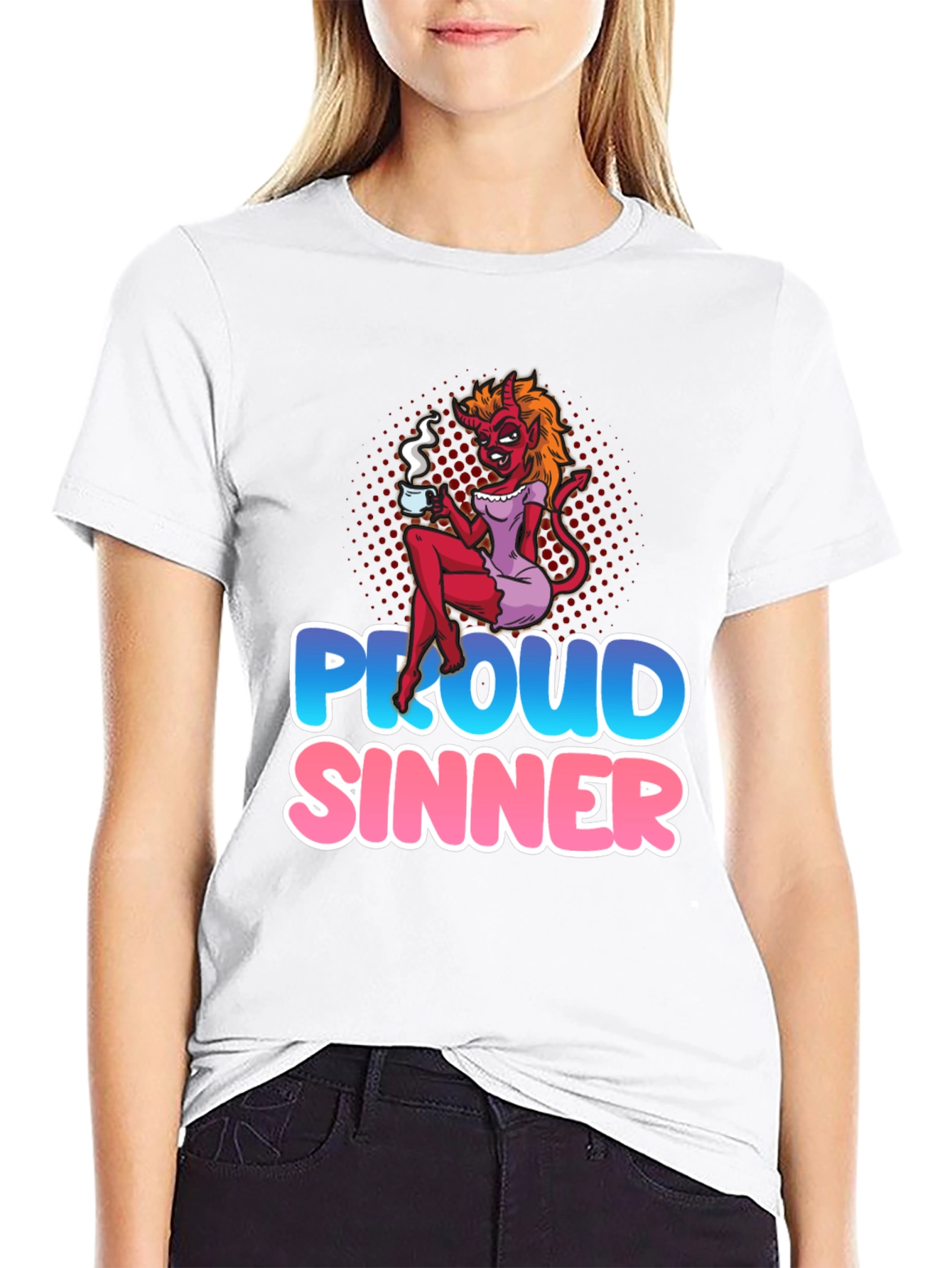 Proud Sinner Devil Woman T-Shirt