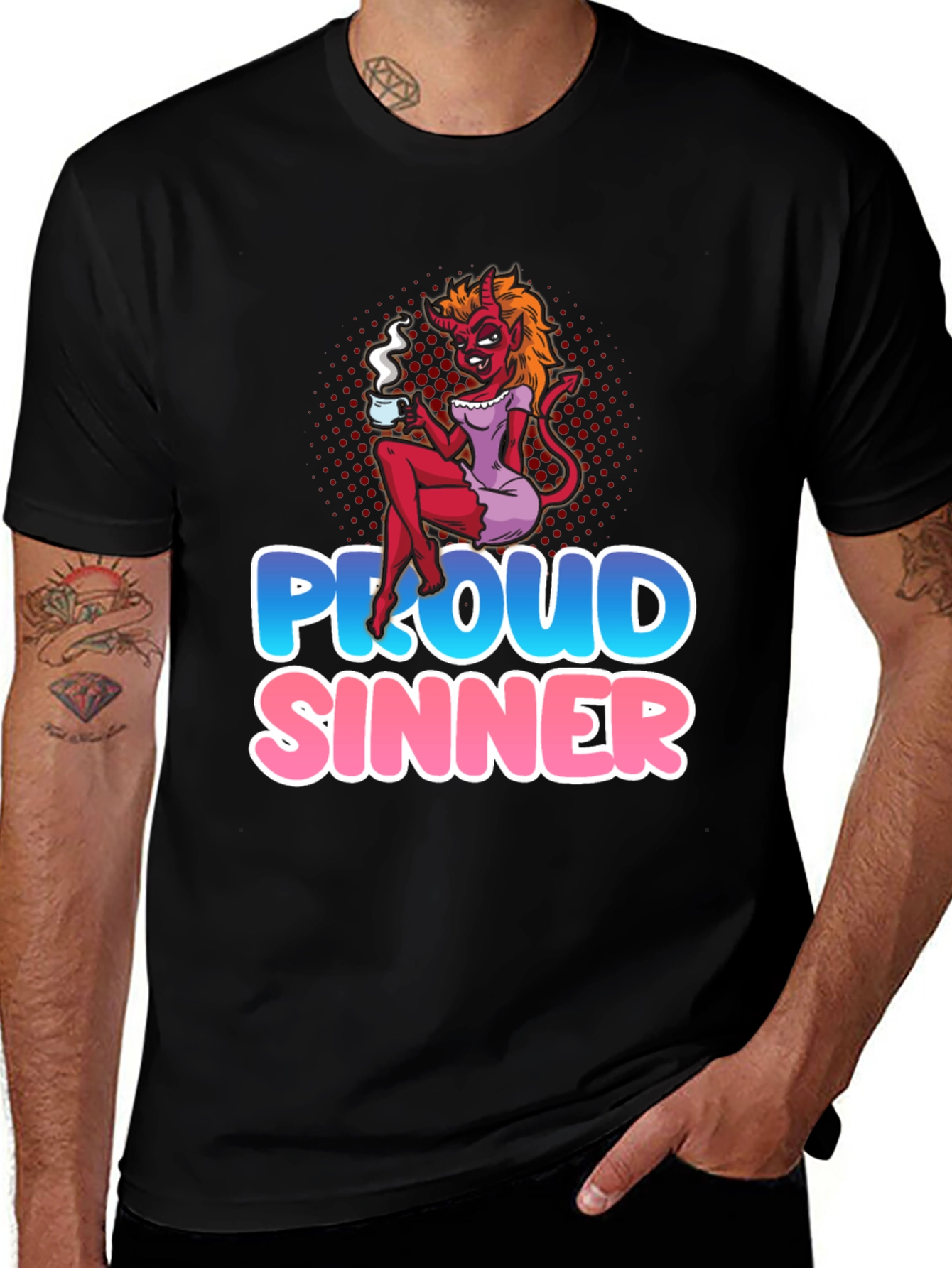 Proud Sinner Devil Woman T-Shirt