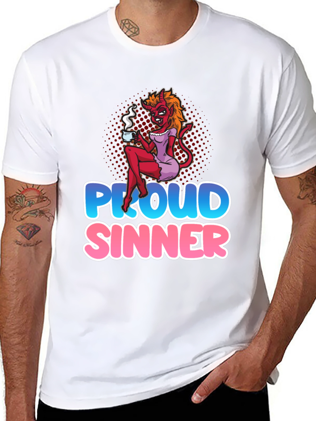 Proud Sinner Devil Woman T-Shirt