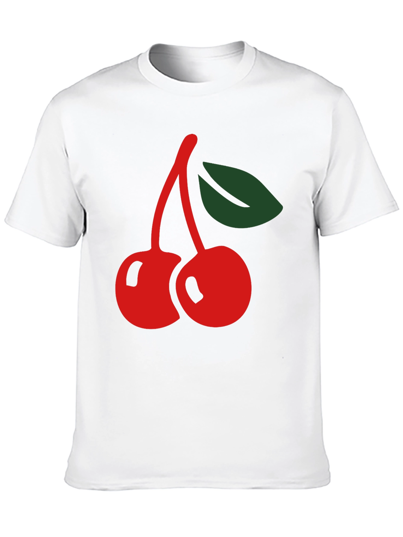 Cherry Graphic Black T-Shirt