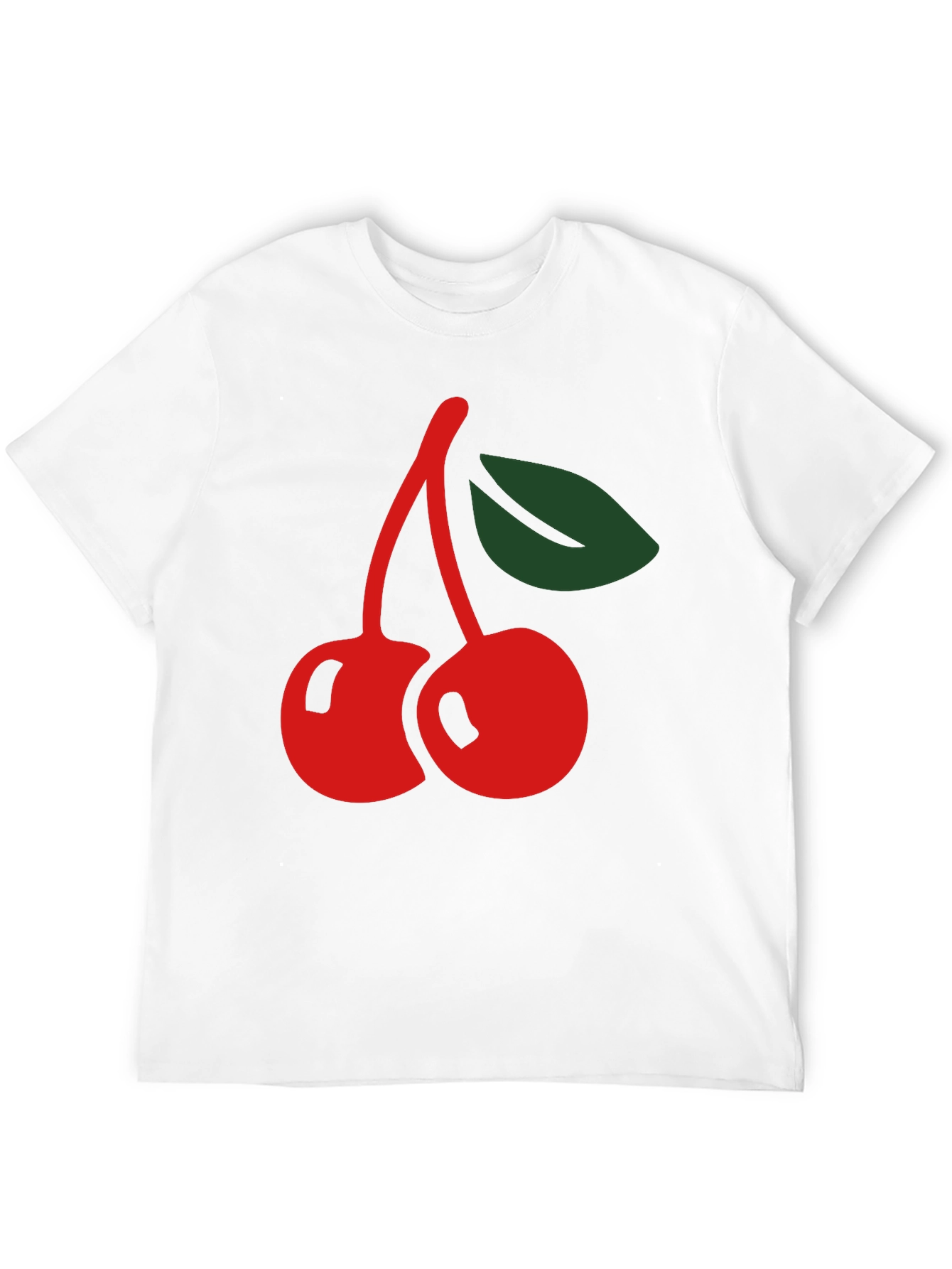 Cherry Graphic Black T-Shirt