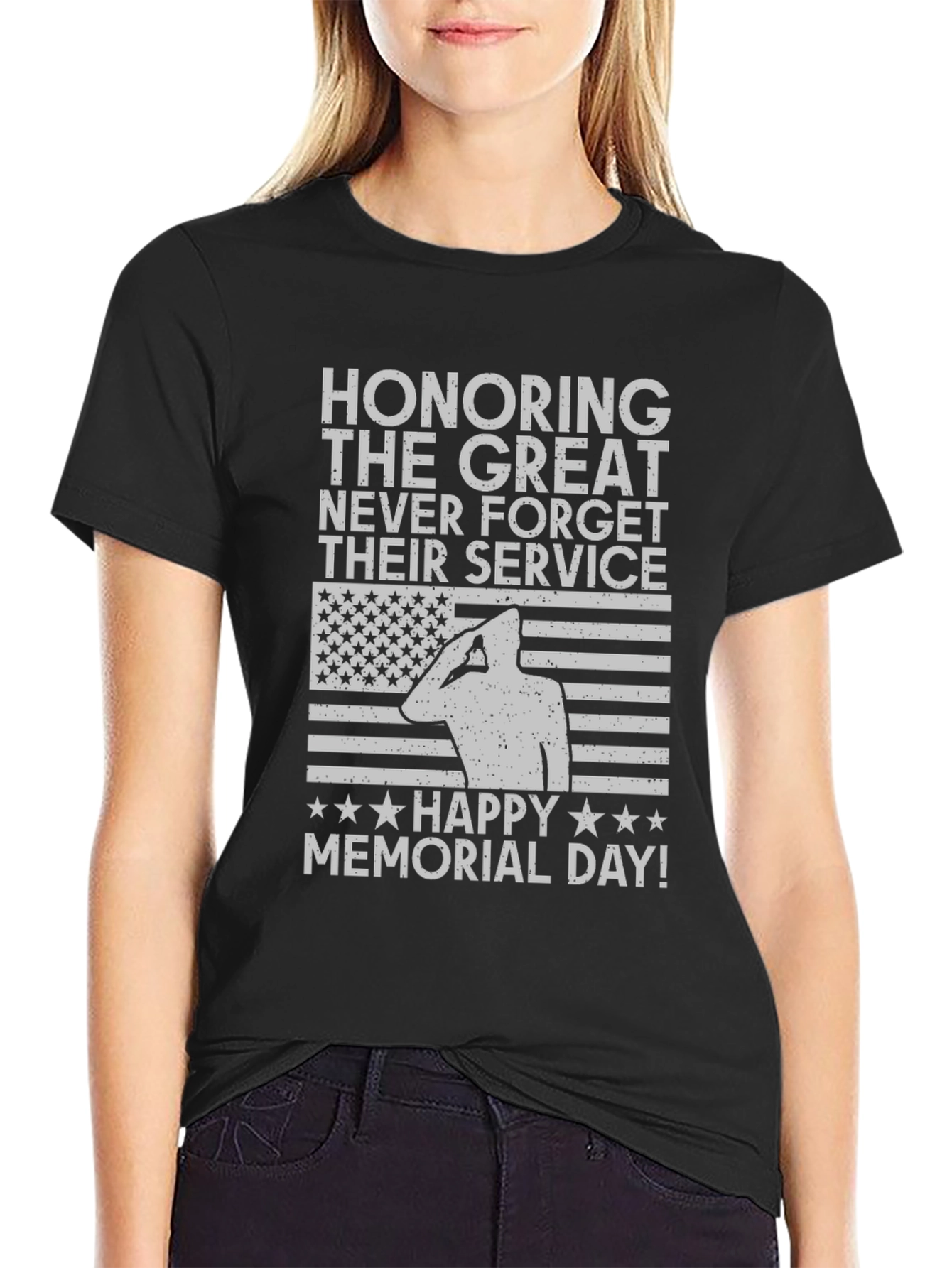 Honoring The Great Memorial Day Graphic Tee
