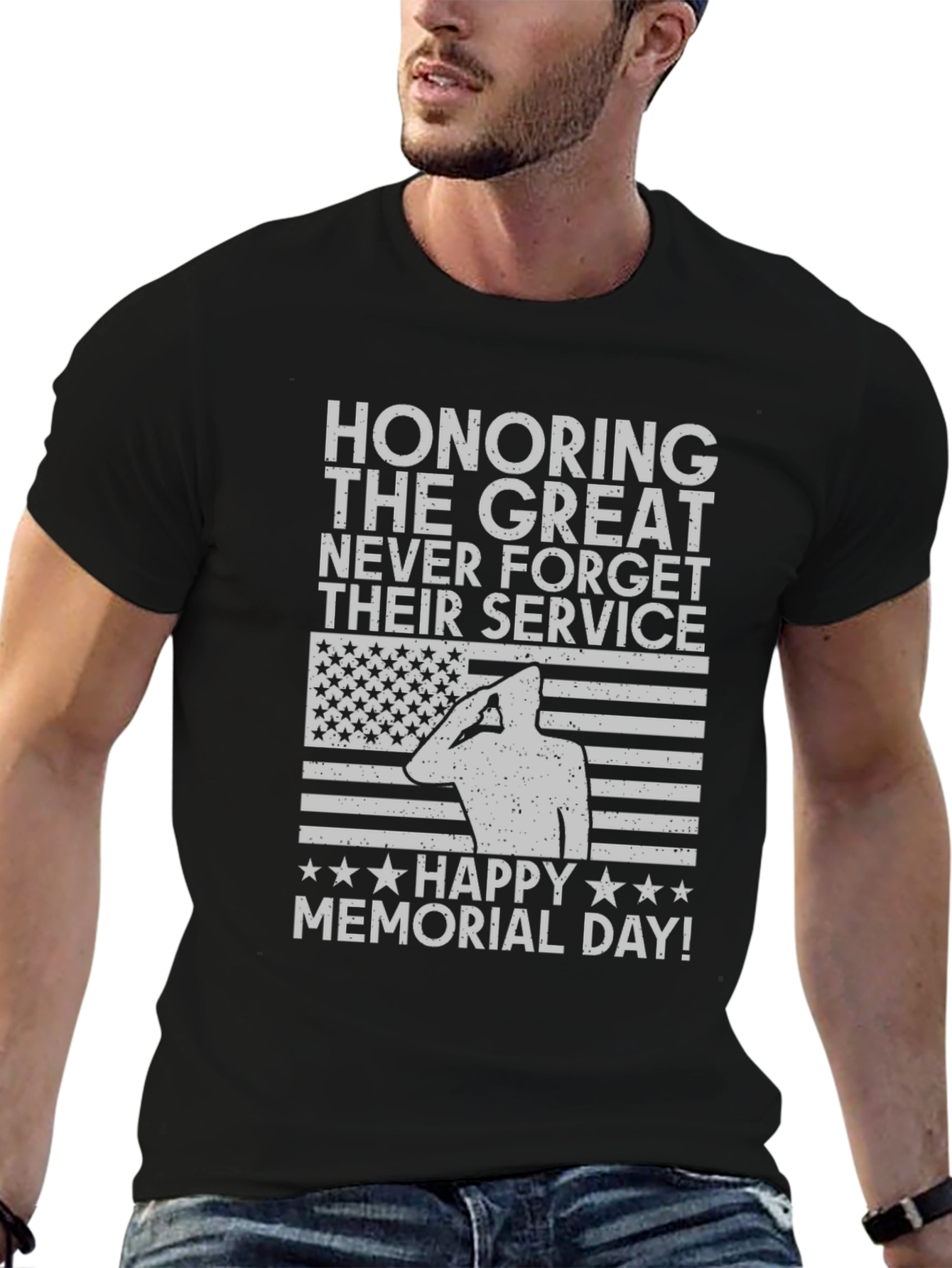 Honoring The Great Memorial Day Graphic Tee