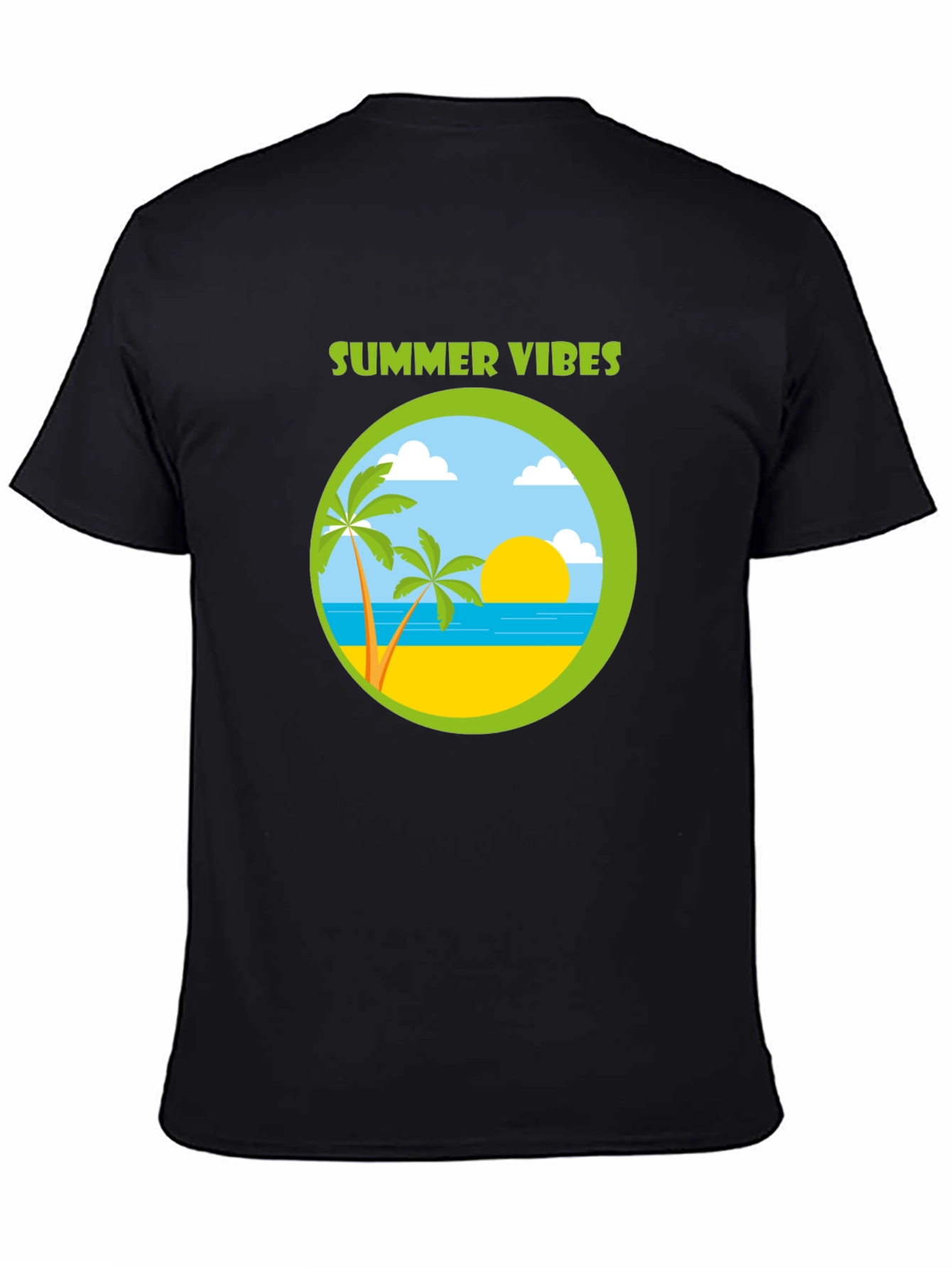 Summer Vibes Graphic T-Shirt - Beach Design