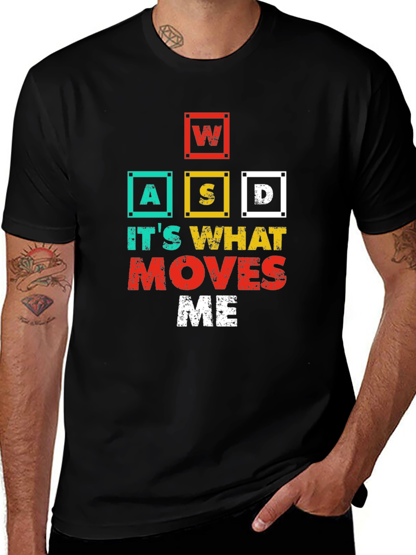 WASD Gaming T-Shirt - Its What Moves Me