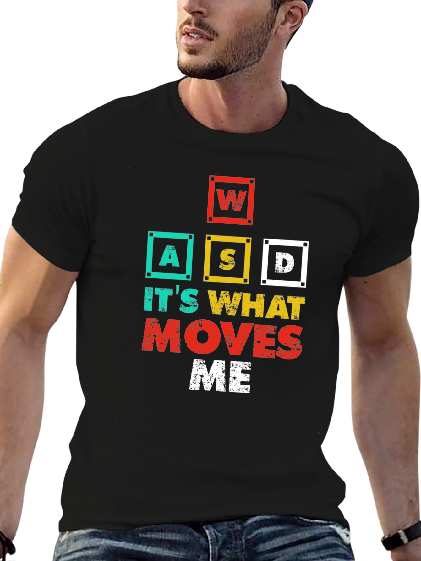 WASD Gaming T-Shirt - Its What Moves Me