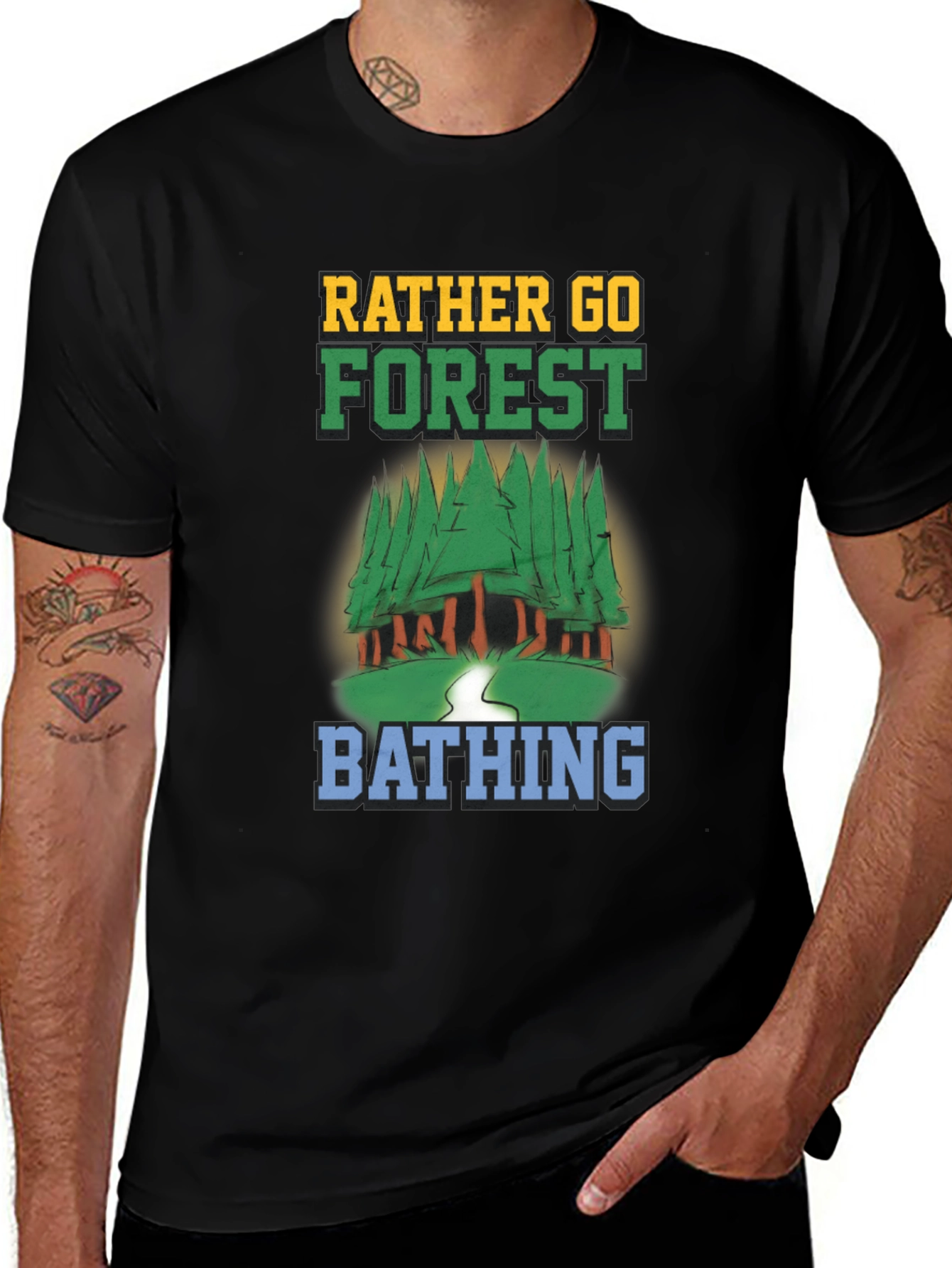 Forest Bathing T-Shirt - Nature Lover Tee