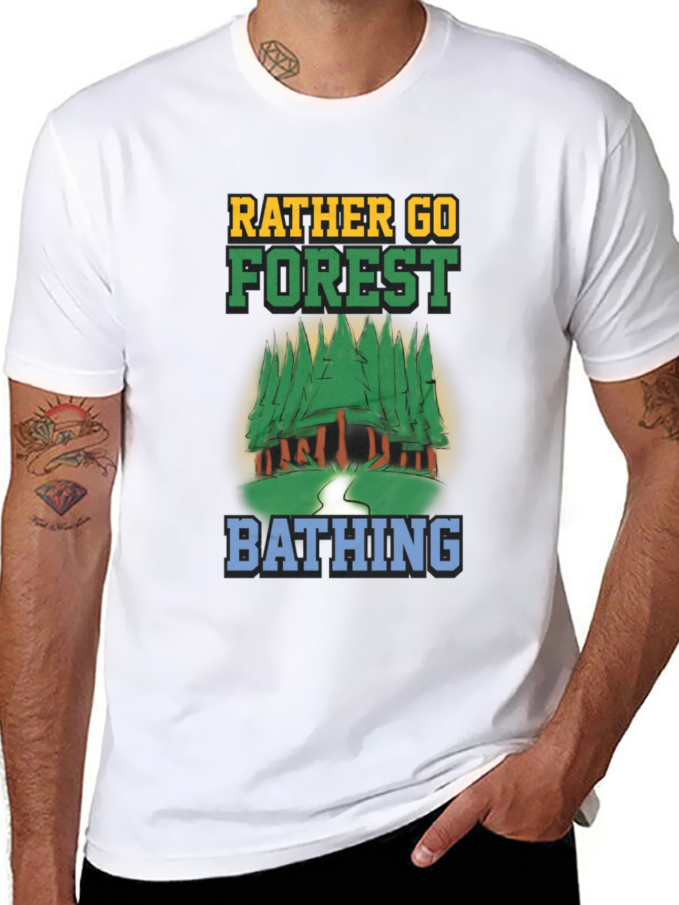 Forest Bathing T-Shirt - Nature Lover Tee