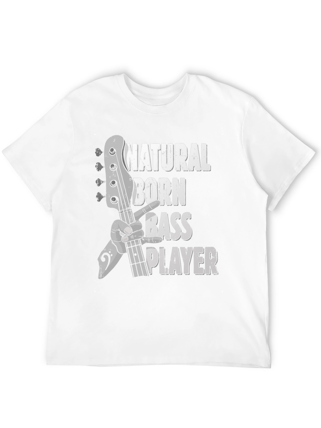 Natural Born Bass Player Graphic T-Shirt