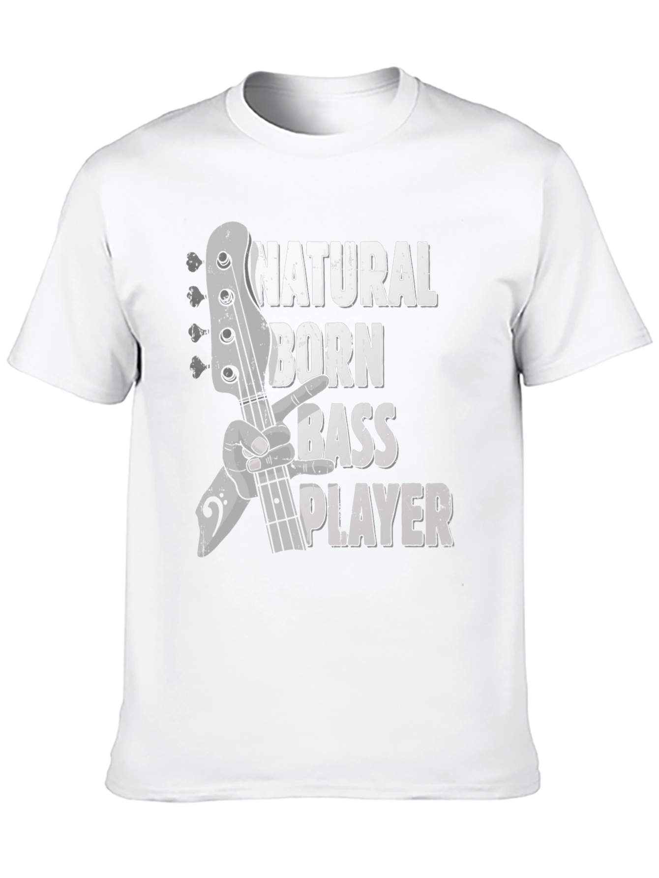 Natural Born Bass Player Graphic T-Shirt