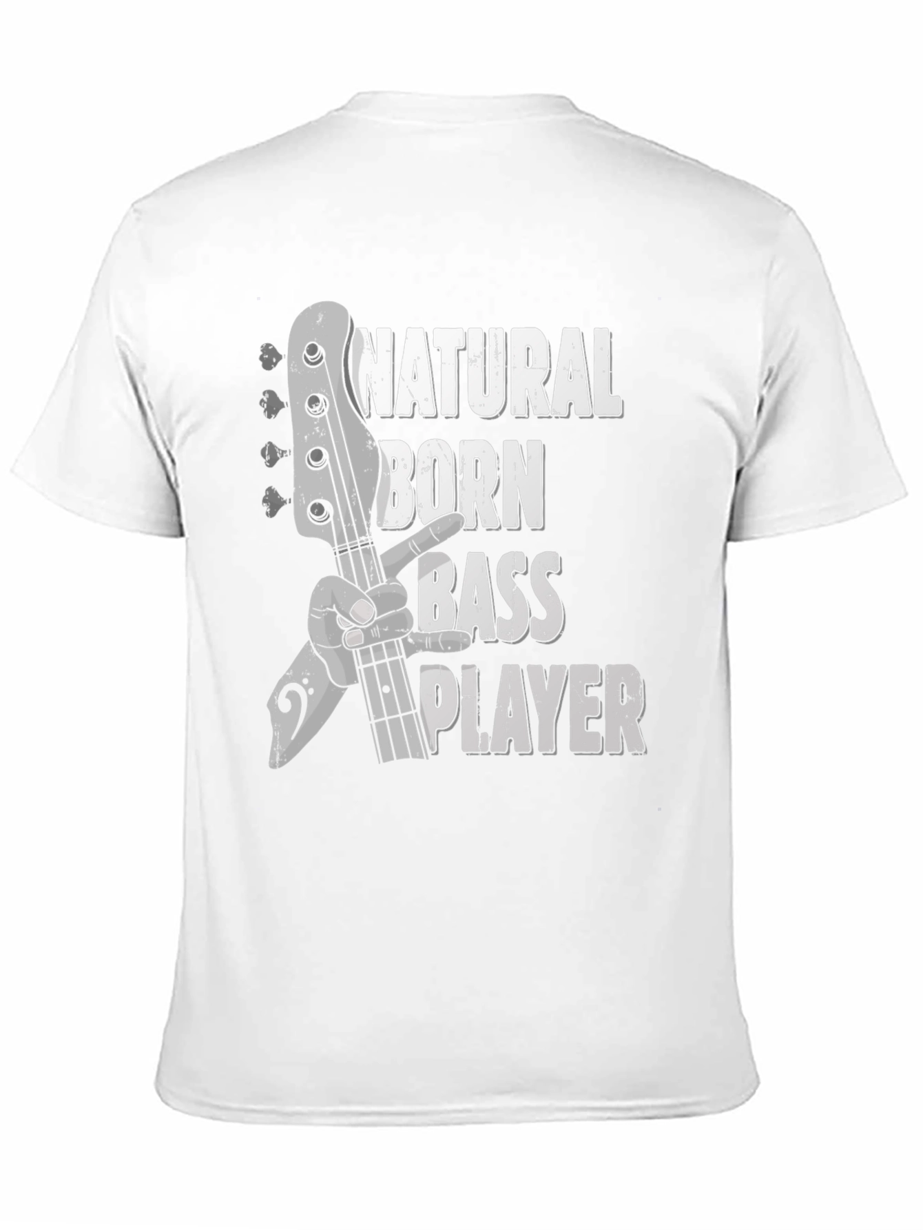 Natural Born Bass Player Graphic T-Shirt