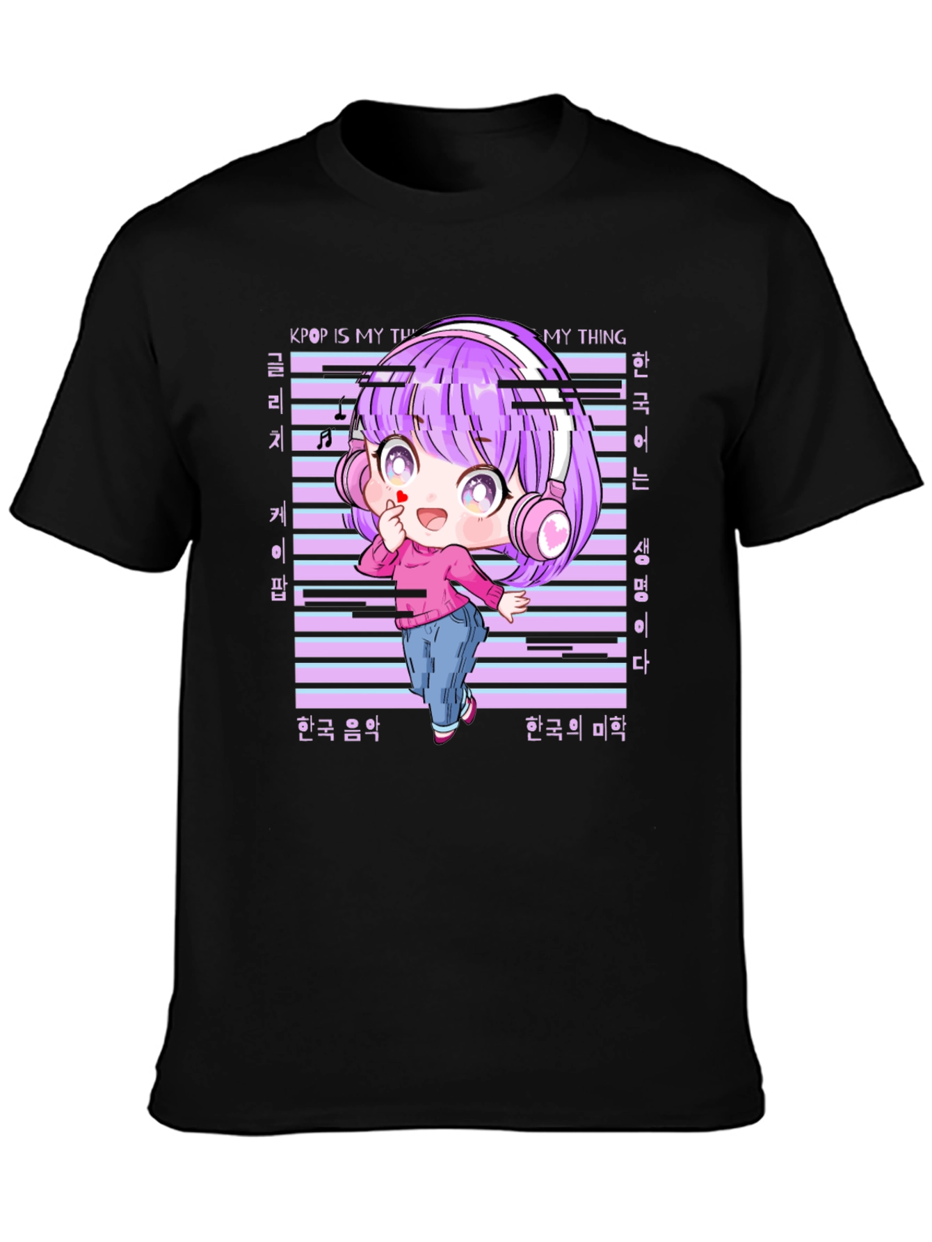 Kpop Anime Graphic T-Shirt