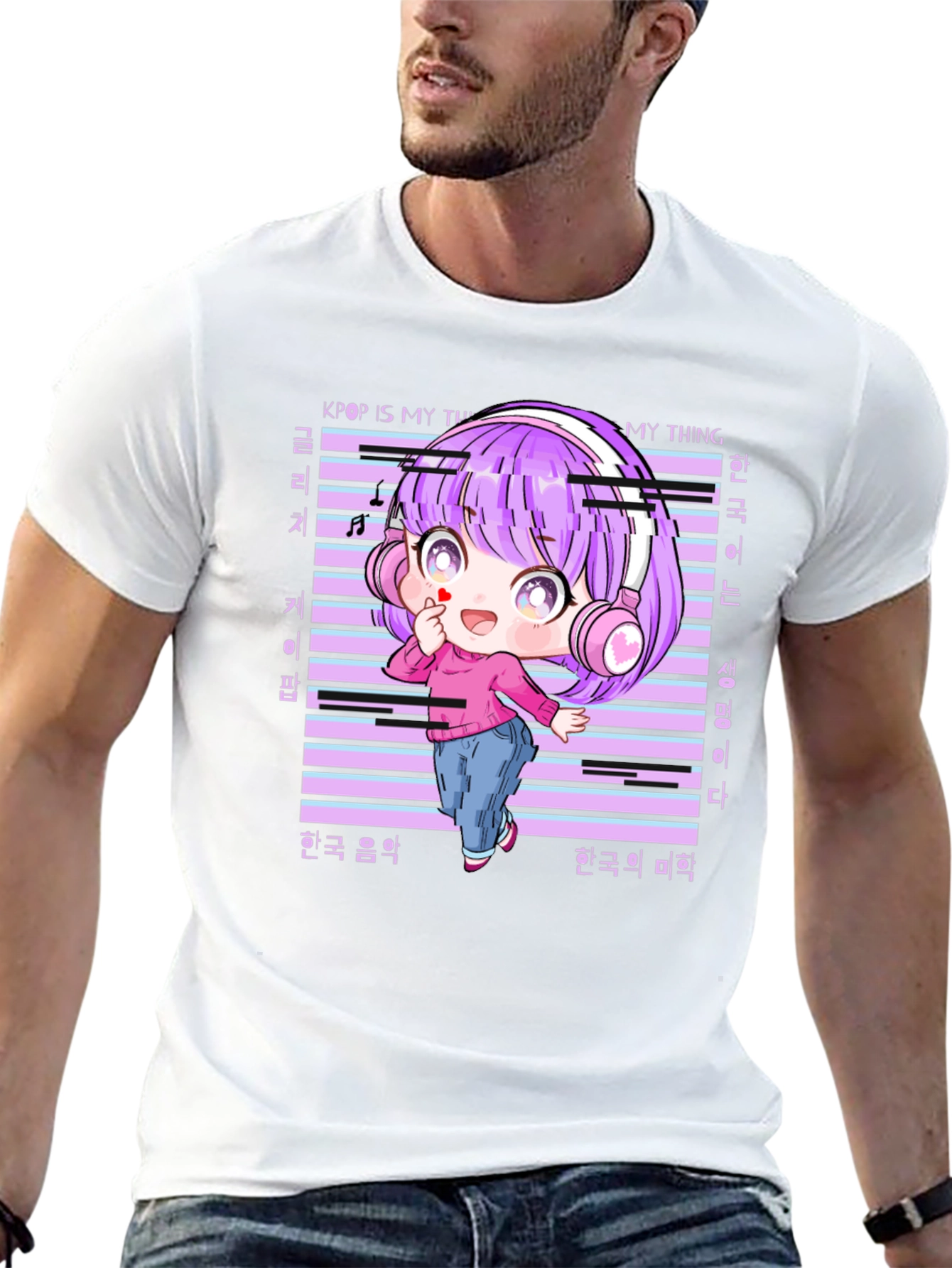 Kpop Anime Graphic T-Shirt