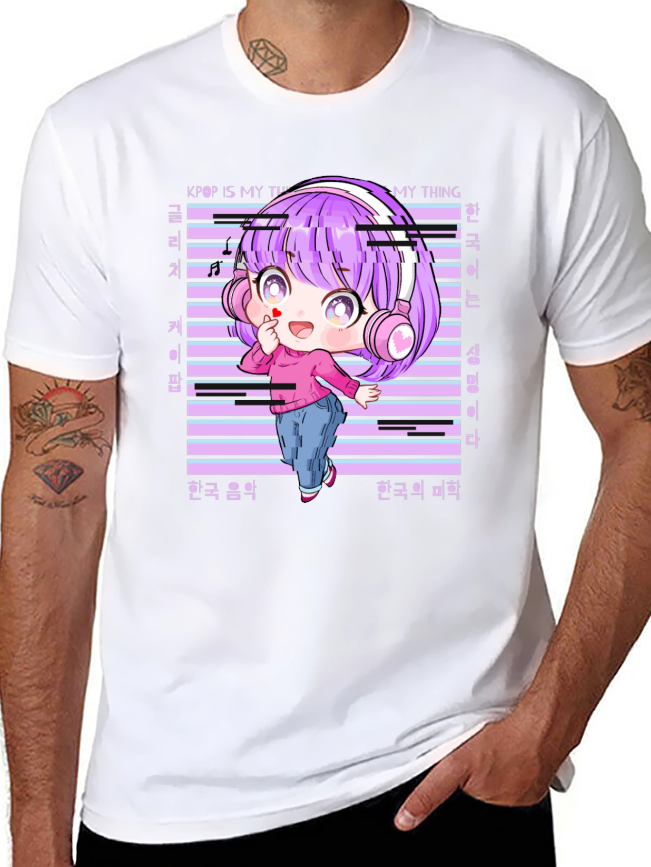 Kpop Anime Graphic T-Shirt