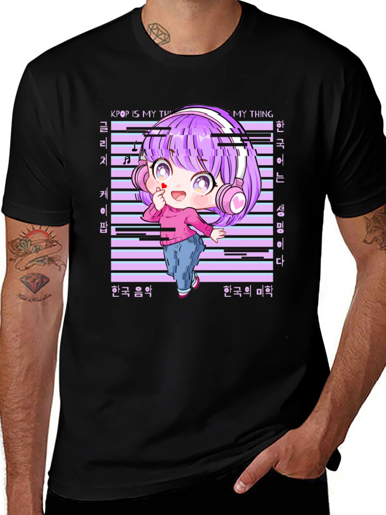 Kpop Anime Graphic T-Shirt