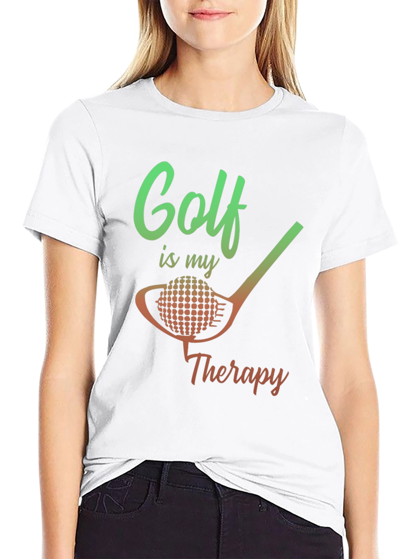 Golf Is My Therapy Graphic T-Shirt