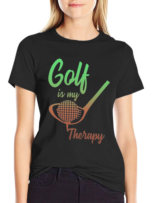 Golf Is My Therapy Graphic T-Shirt