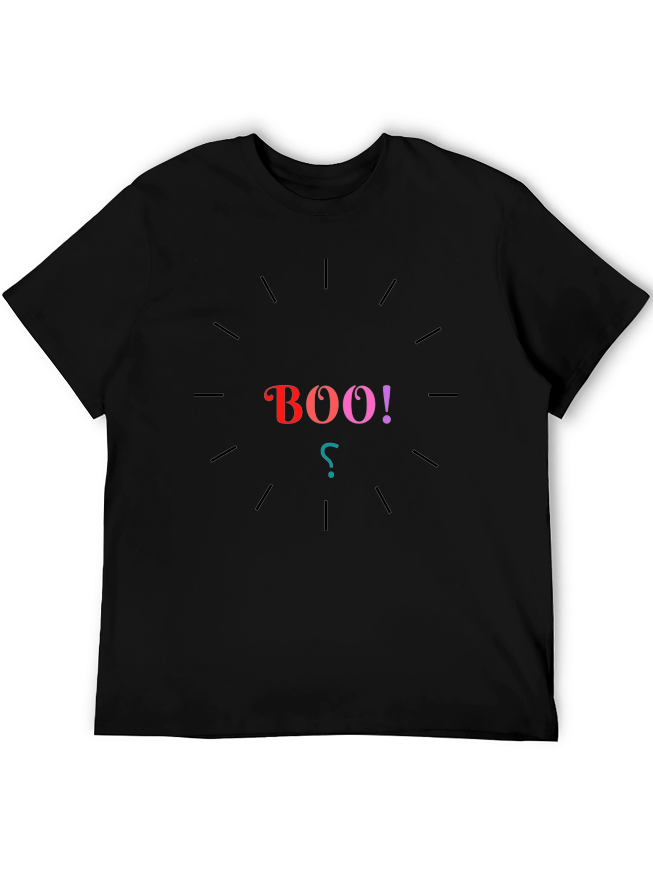 Boo Spooky Season Graphic Tee - Black