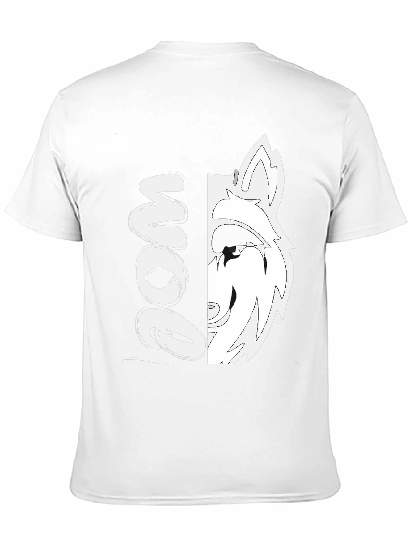 Wolf Moon Graphic Tee - Stylish Mens Black T-Shirt