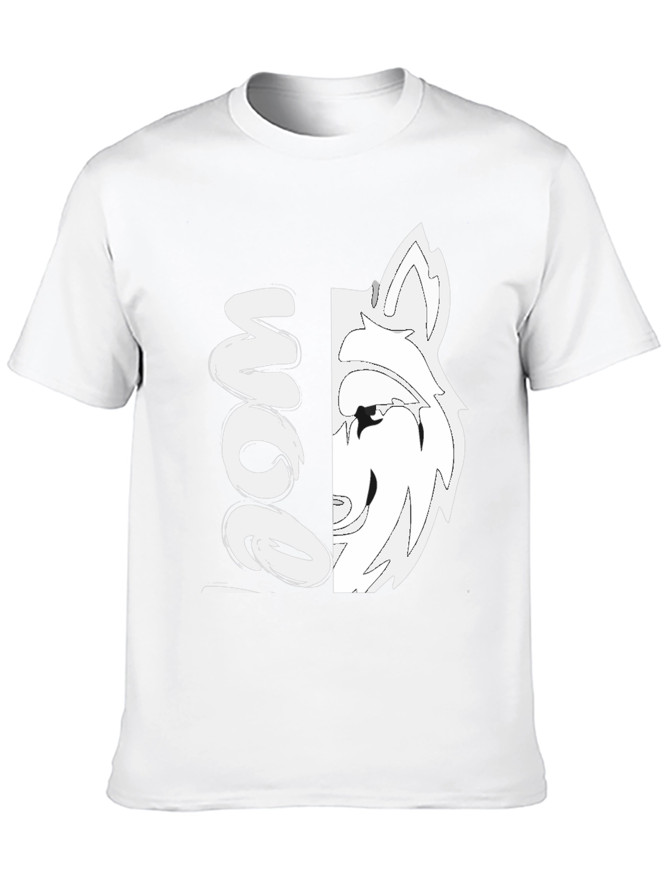 Wolf Moon Graphic Tee - Stylish Mens Black T-Shirt