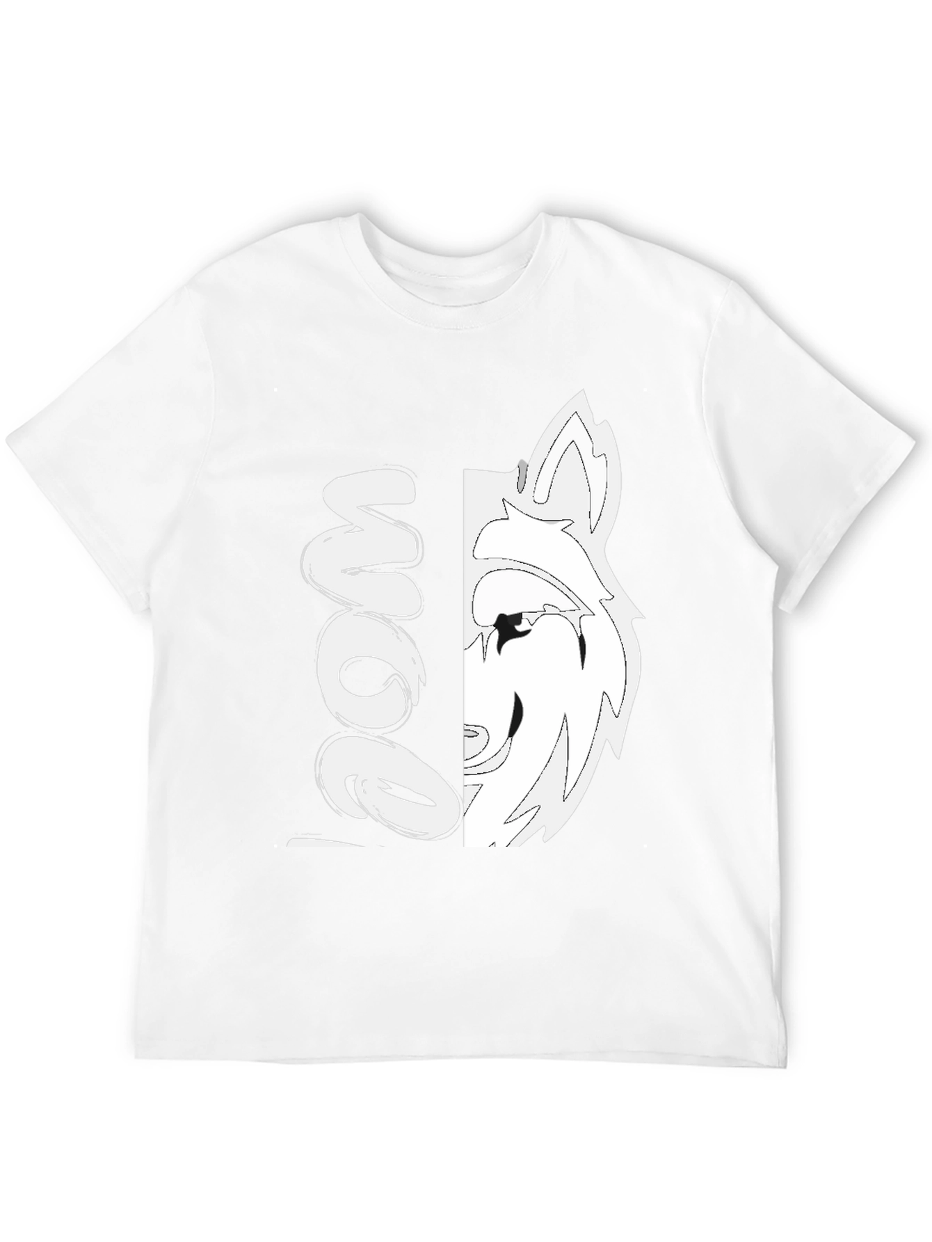 Wolf Moon Graphic Tee - Stylish Mens Black T-Shirt