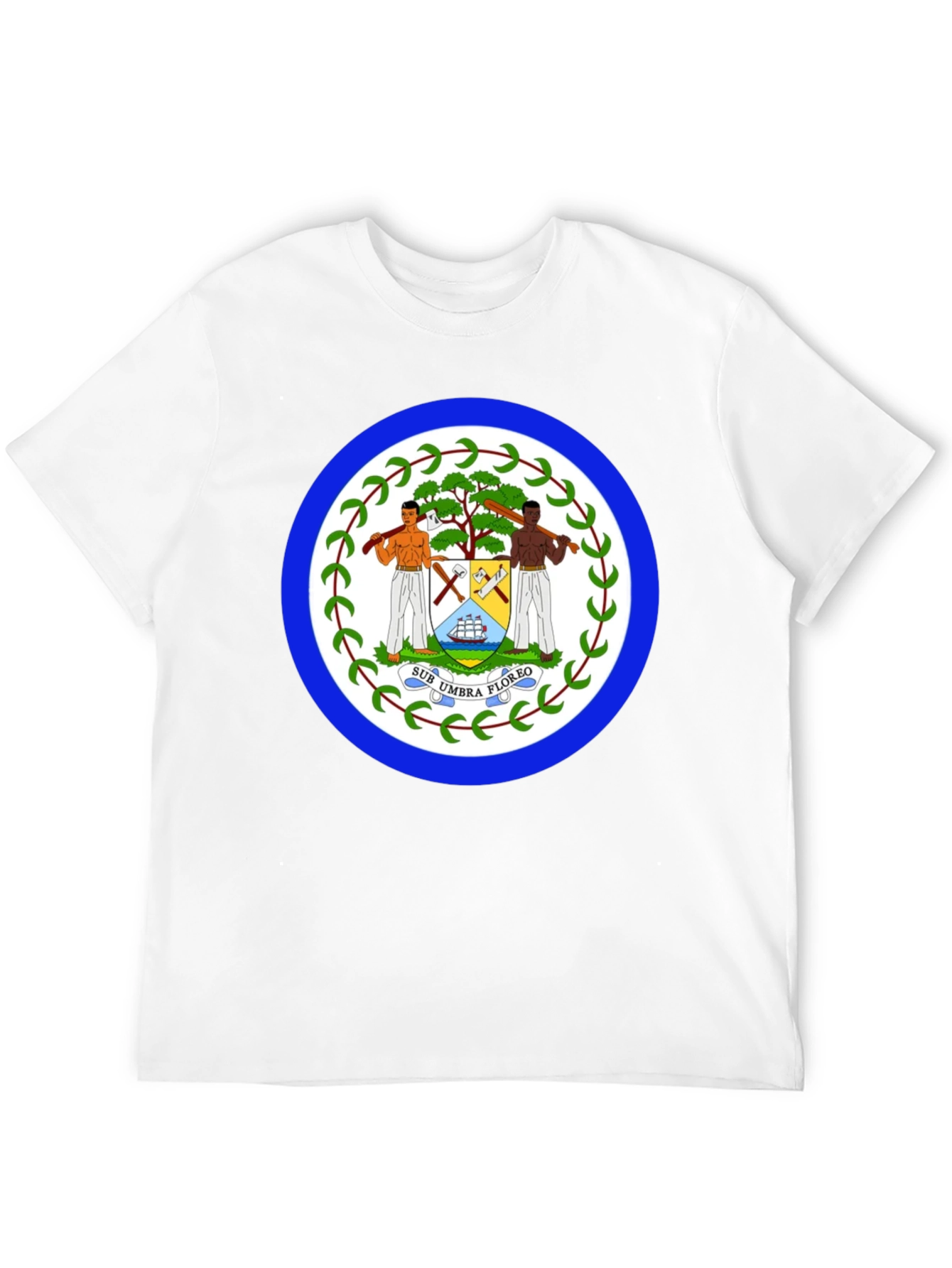Belize Coat of Arms T-Shirt - Stylish Black Tee