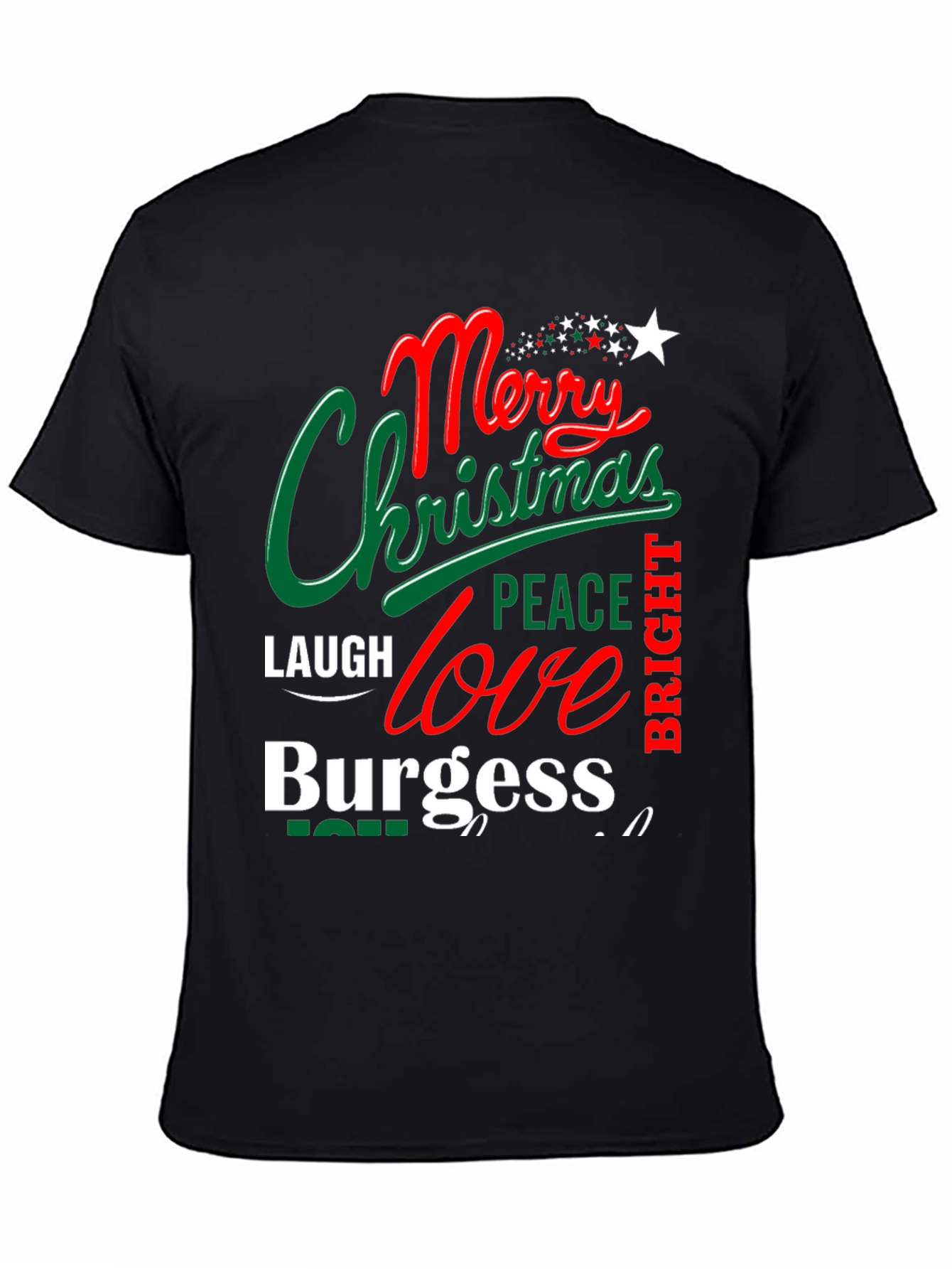 Merry Christmas Burgess Holiday T-Shirt