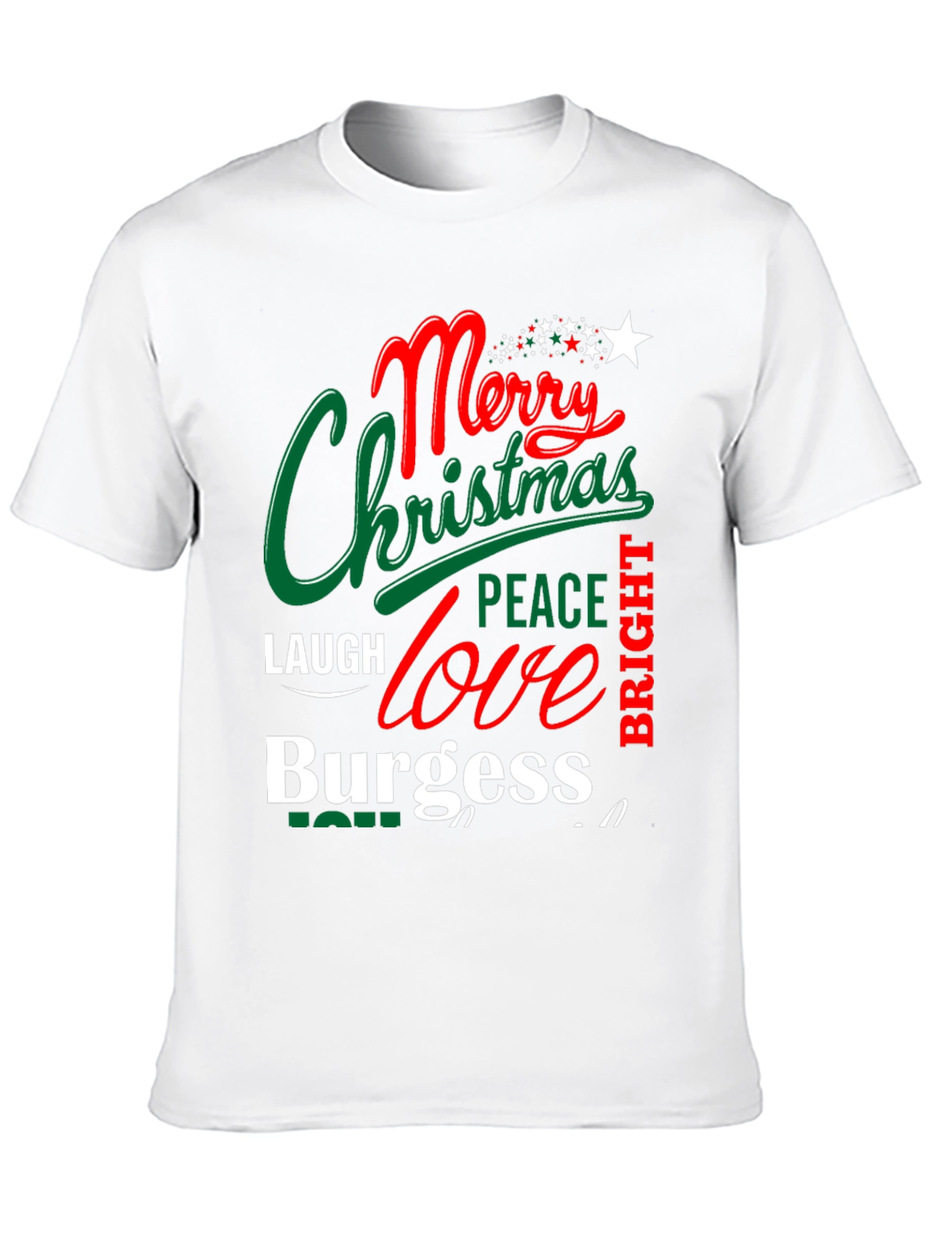 Merry Christmas Burgess Holiday T-Shirt