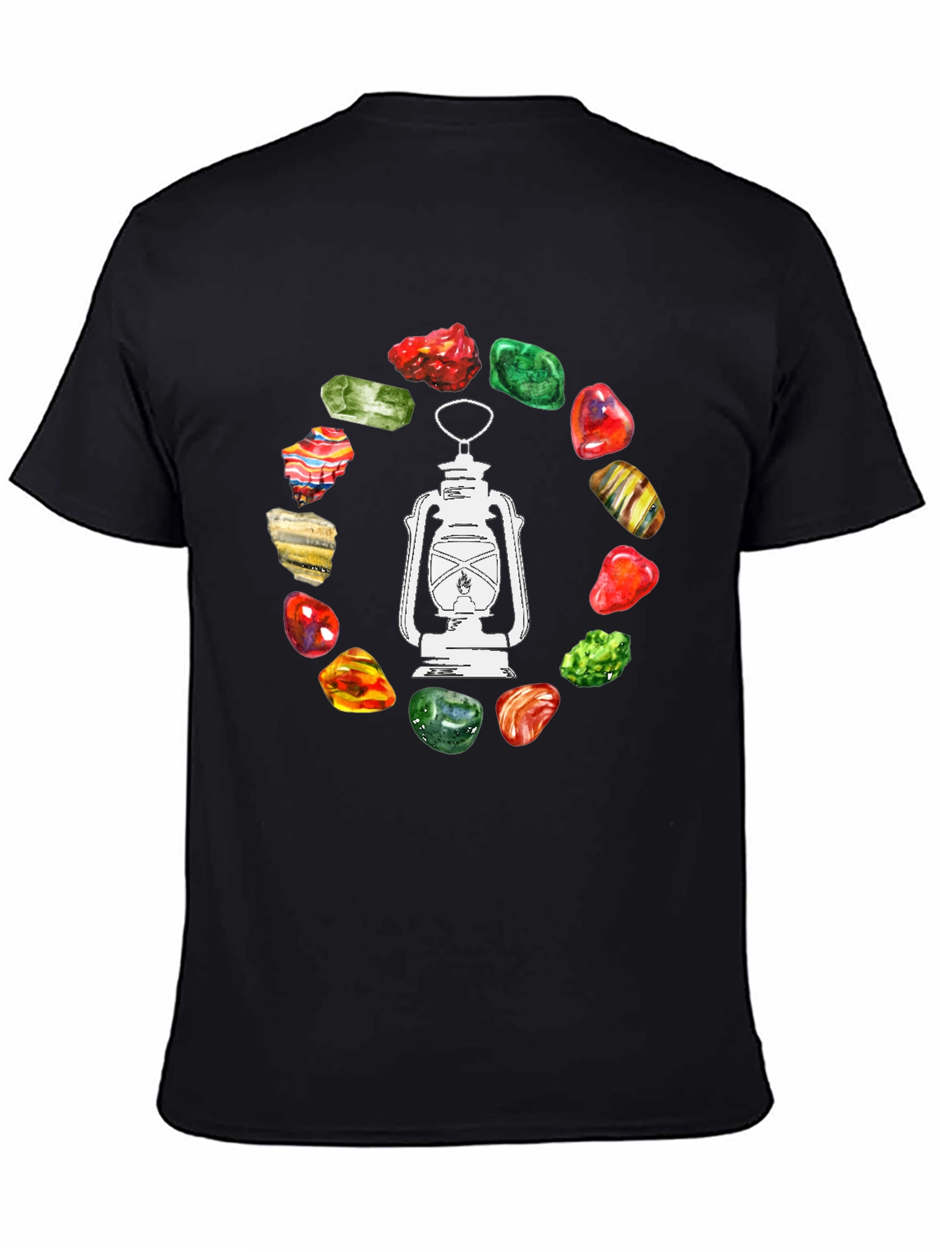 Gemstone Lantern Tee - Stylish Graphic T-Shirt