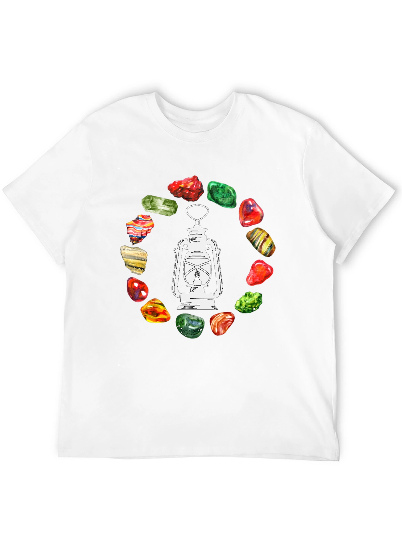 Gemstone Lantern Tee - Stylish Graphic T-Shirt