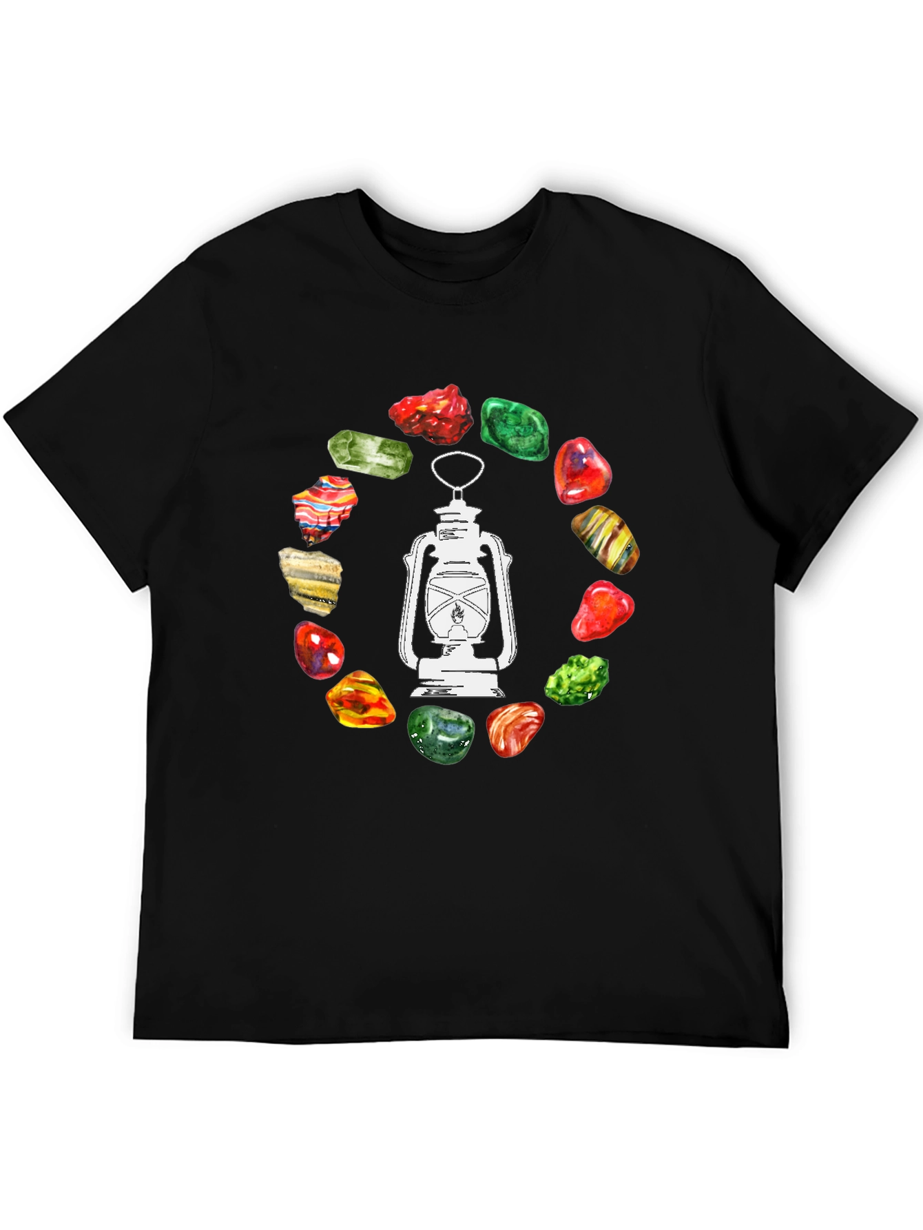 Gemstone Lantern Tee - Stylish Graphic T-Shirt