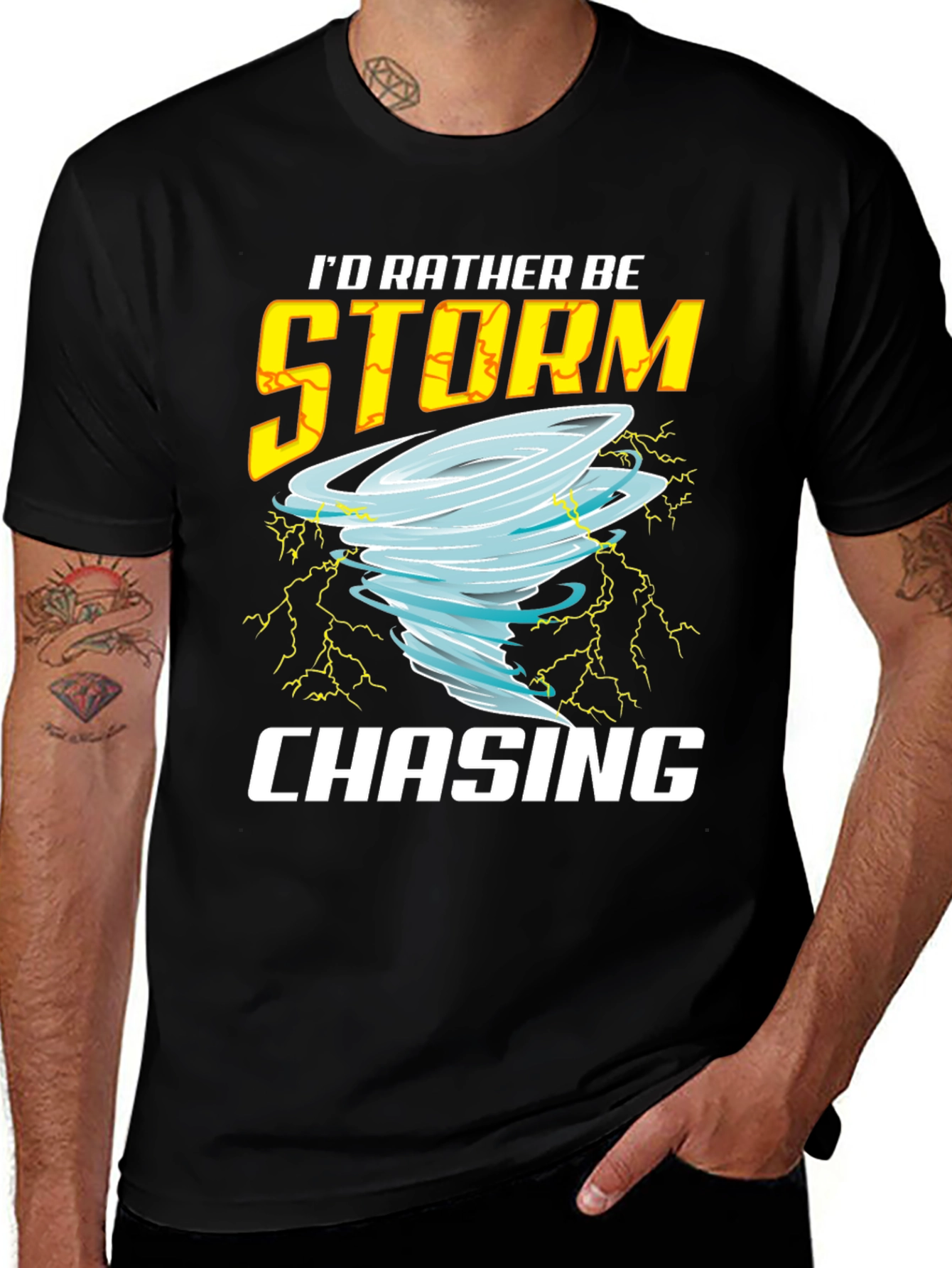 Storm Chasing Graphic Tee - Weather Enthusiast T-Shirt