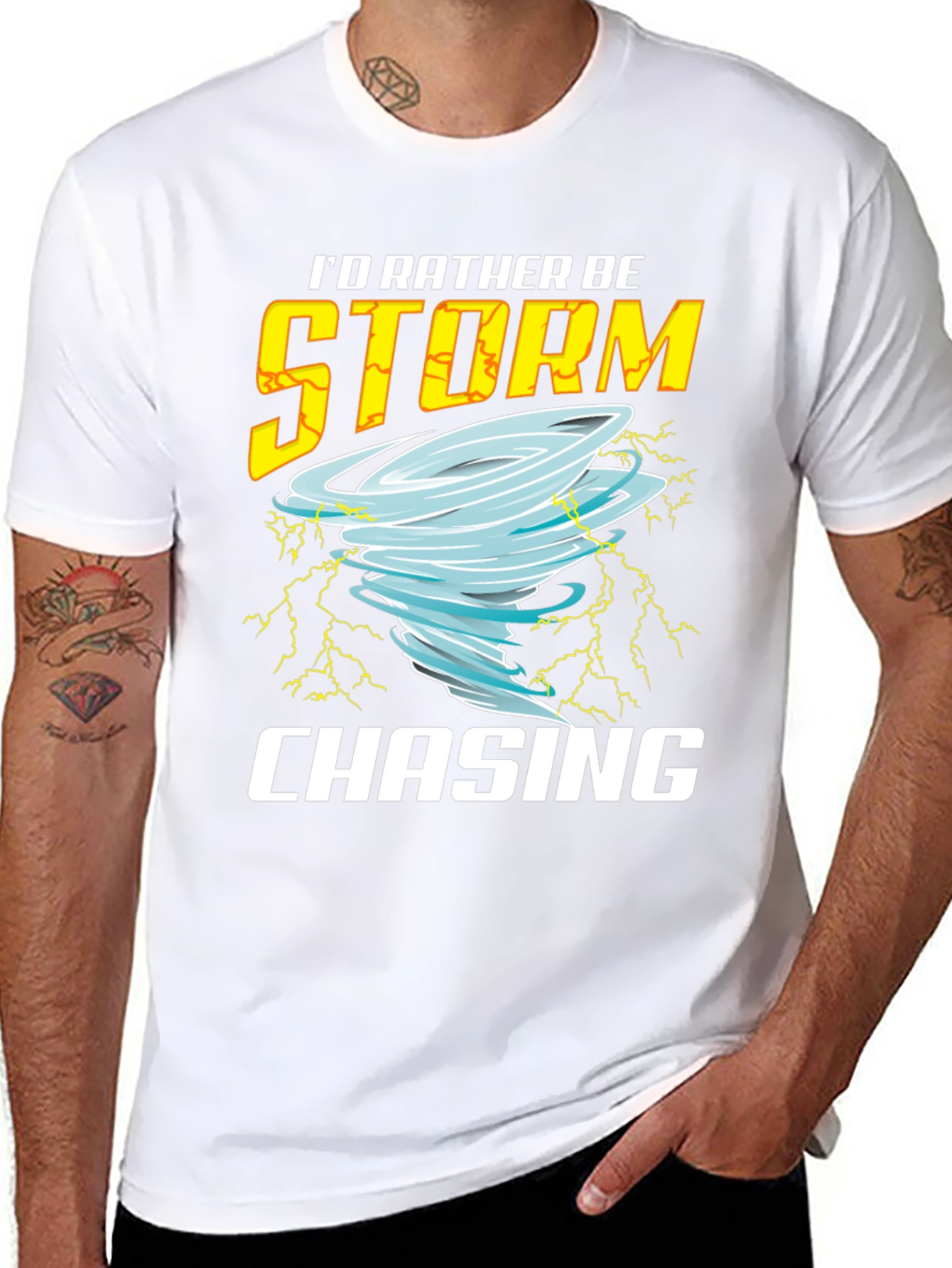 Storm Chasing Graphic Tee - Weather Enthusiast T-Shirt