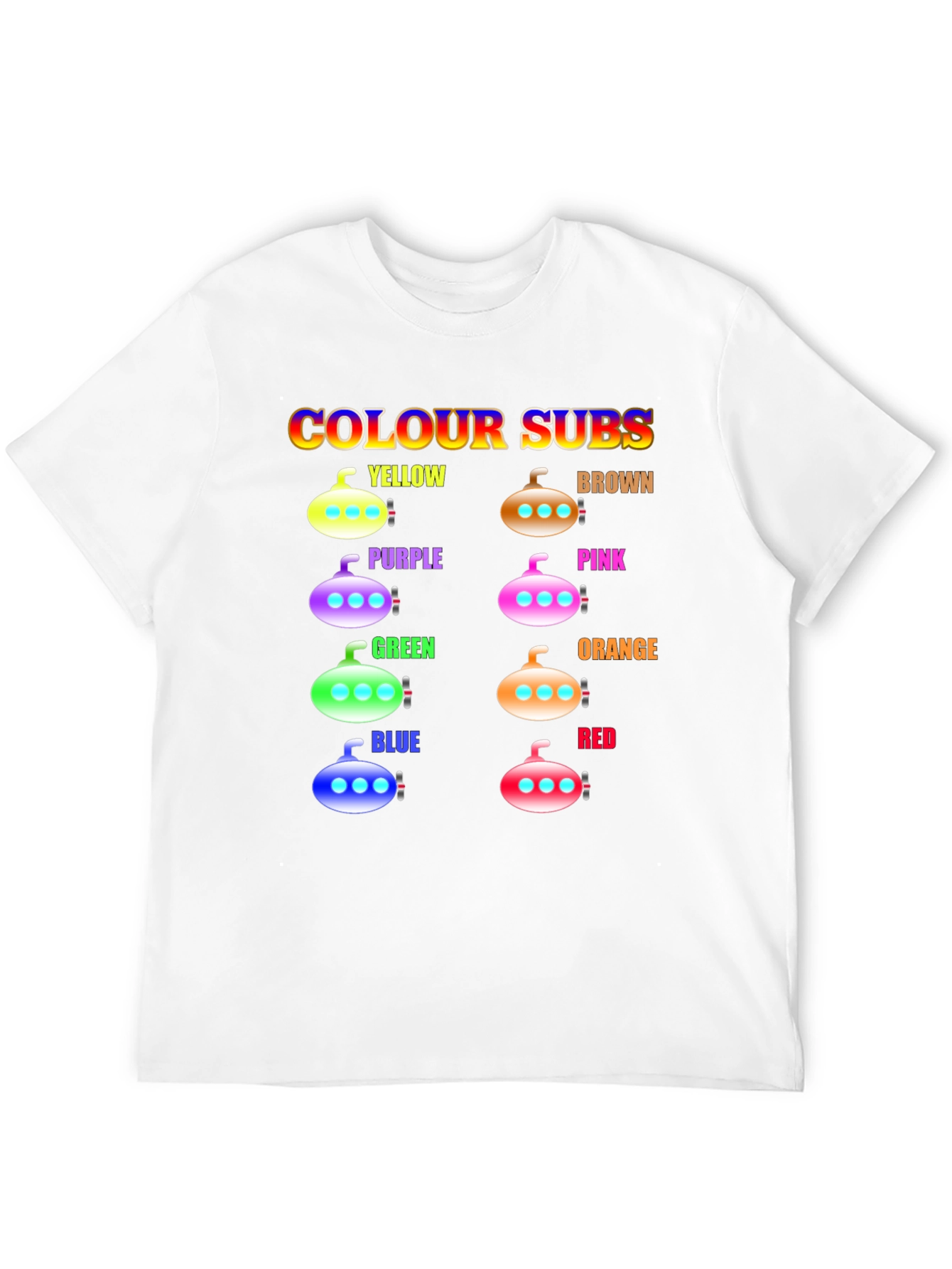 Colorful Submarines T-Shirt