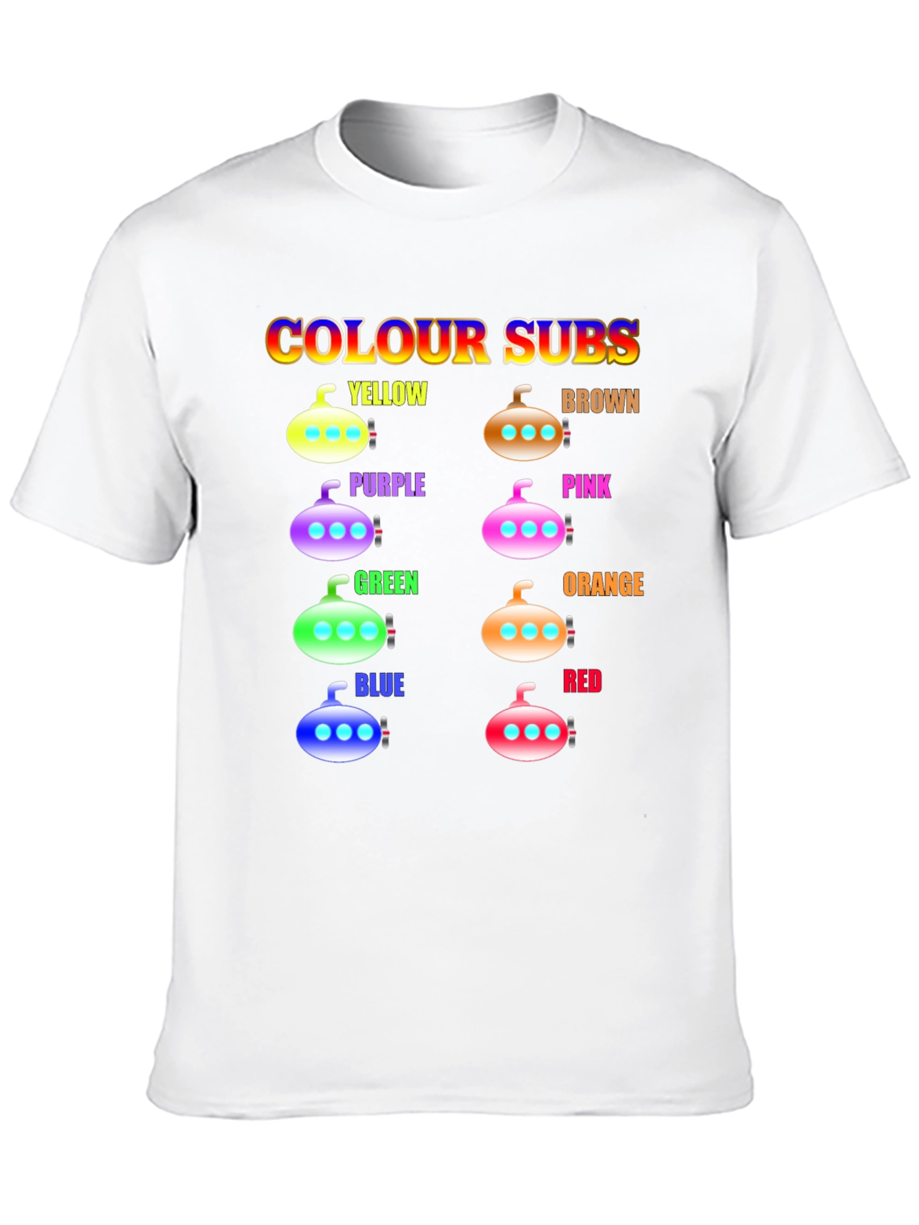 Colorful Submarines T-Shirt