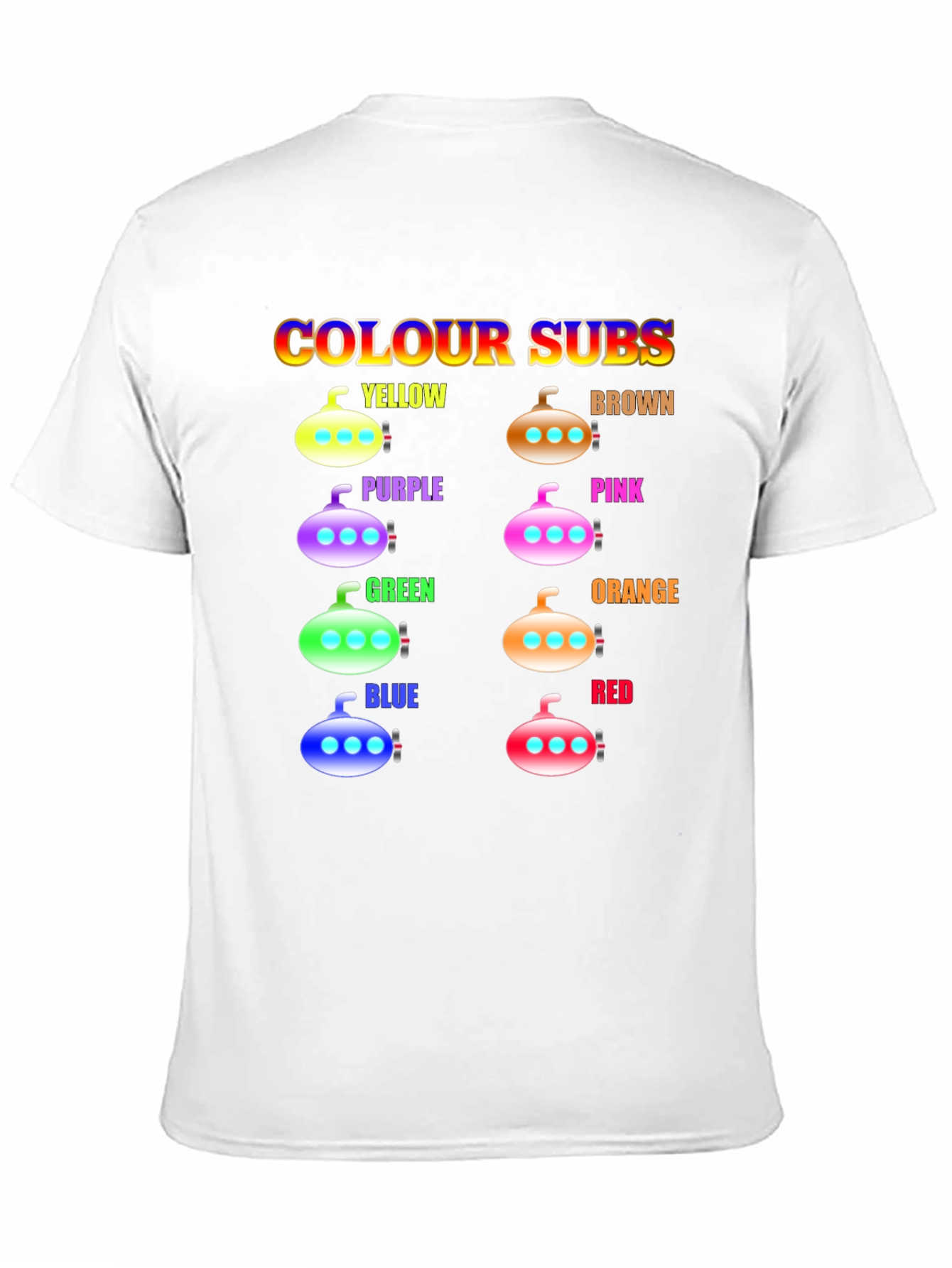Colorful Submarines T-Shirt