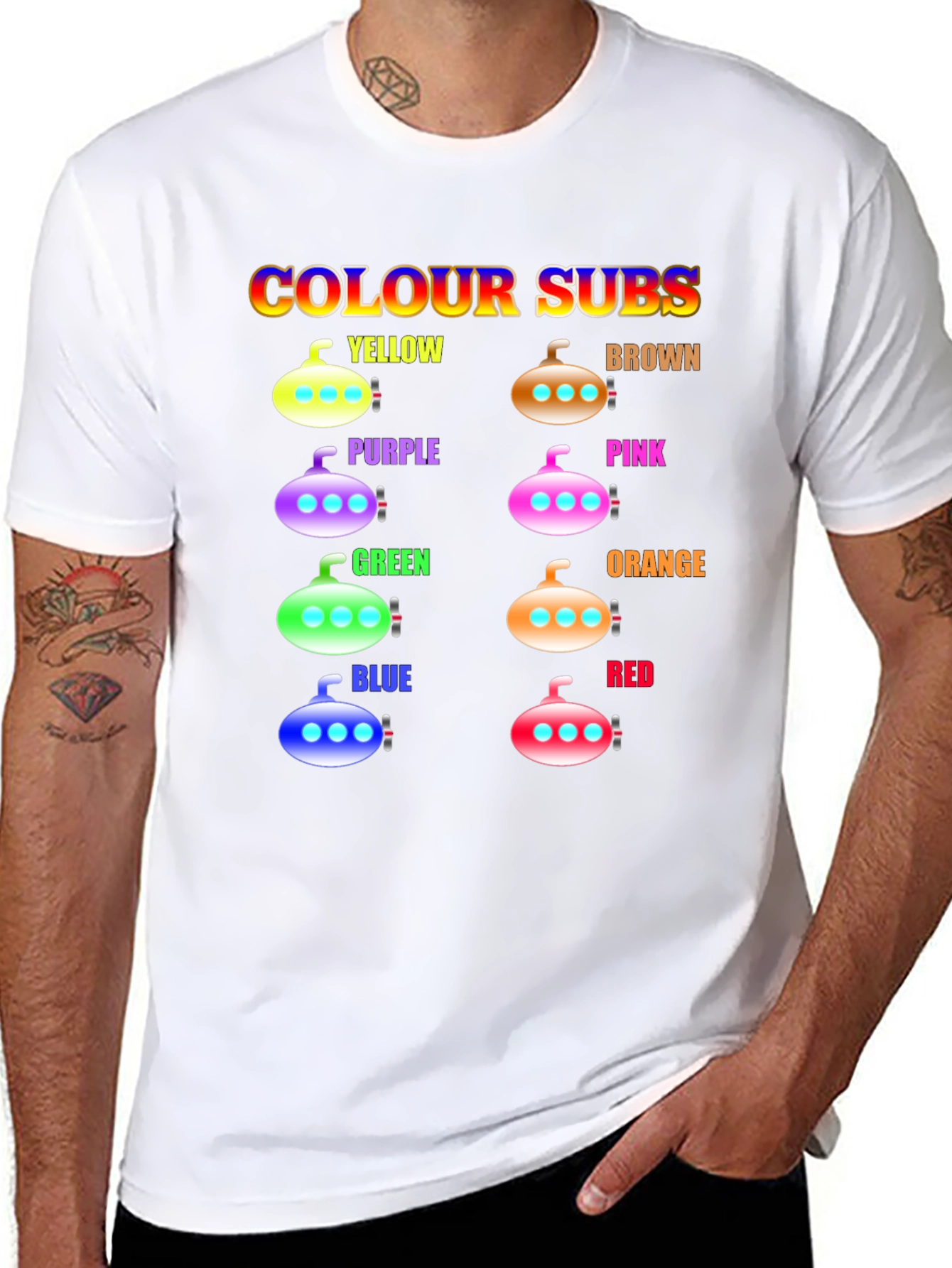 Colorful Submarines T-Shirt