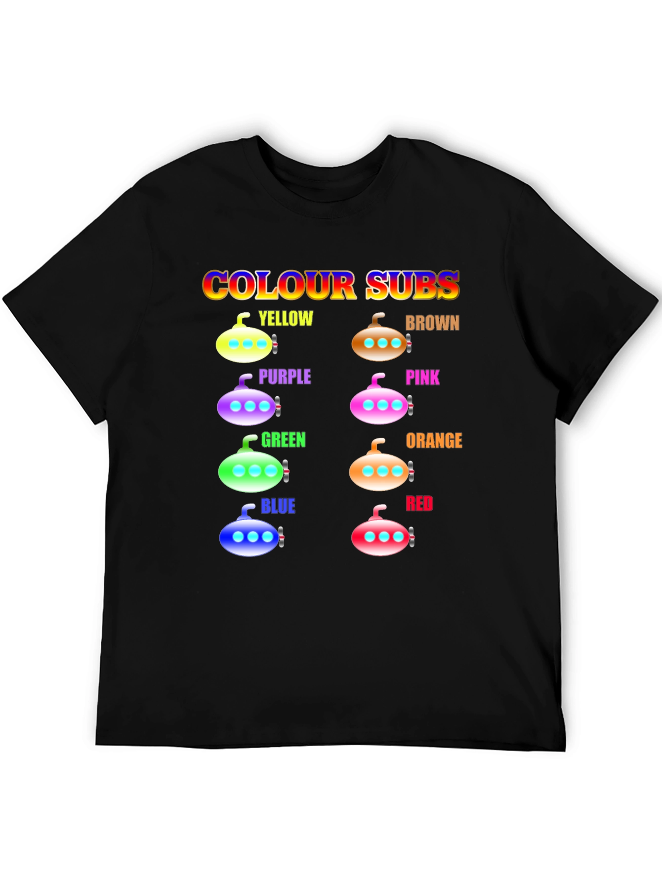 Colorful Submarines T-Shirt