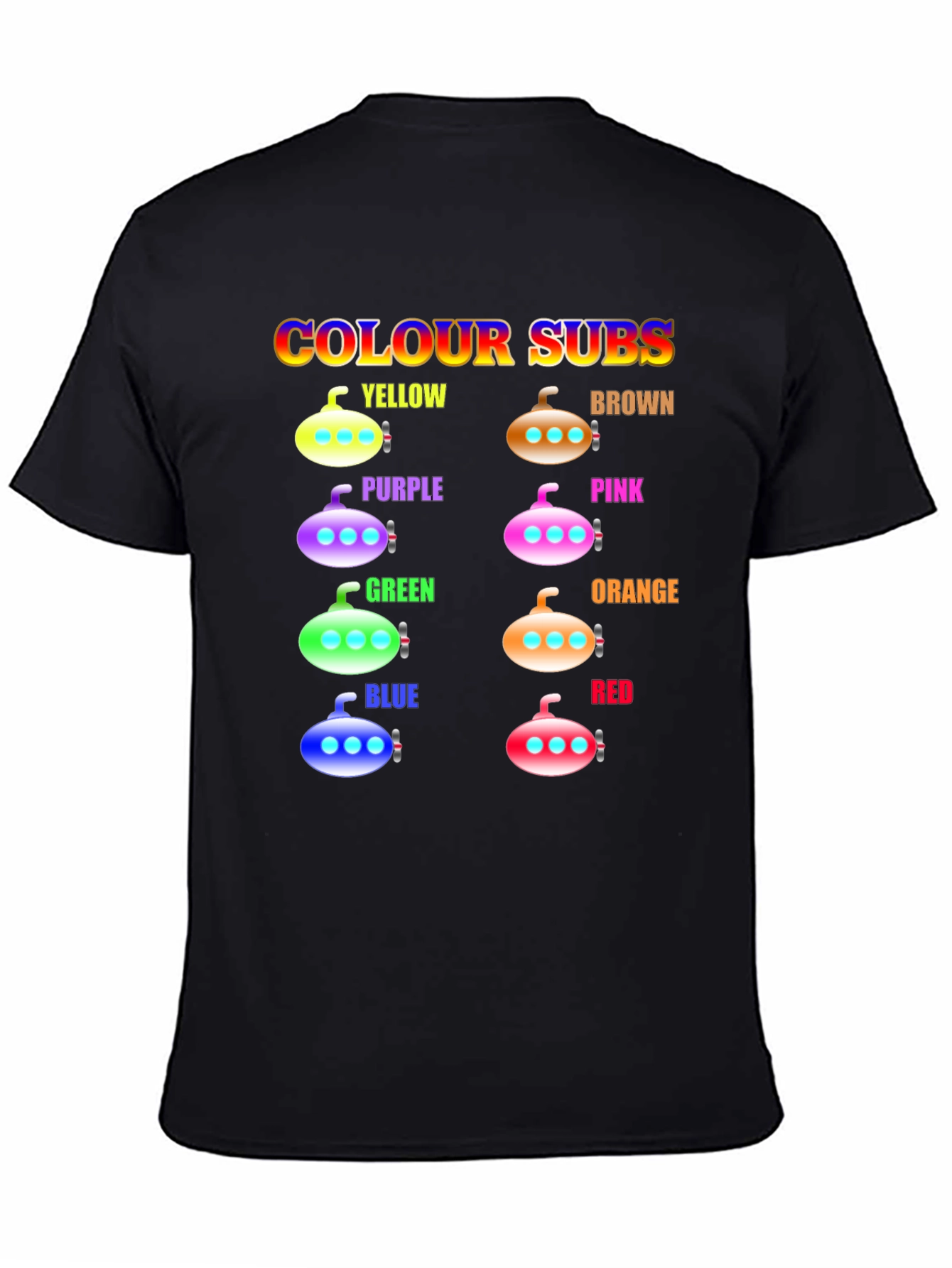 Colorful Submarines T-Shirt