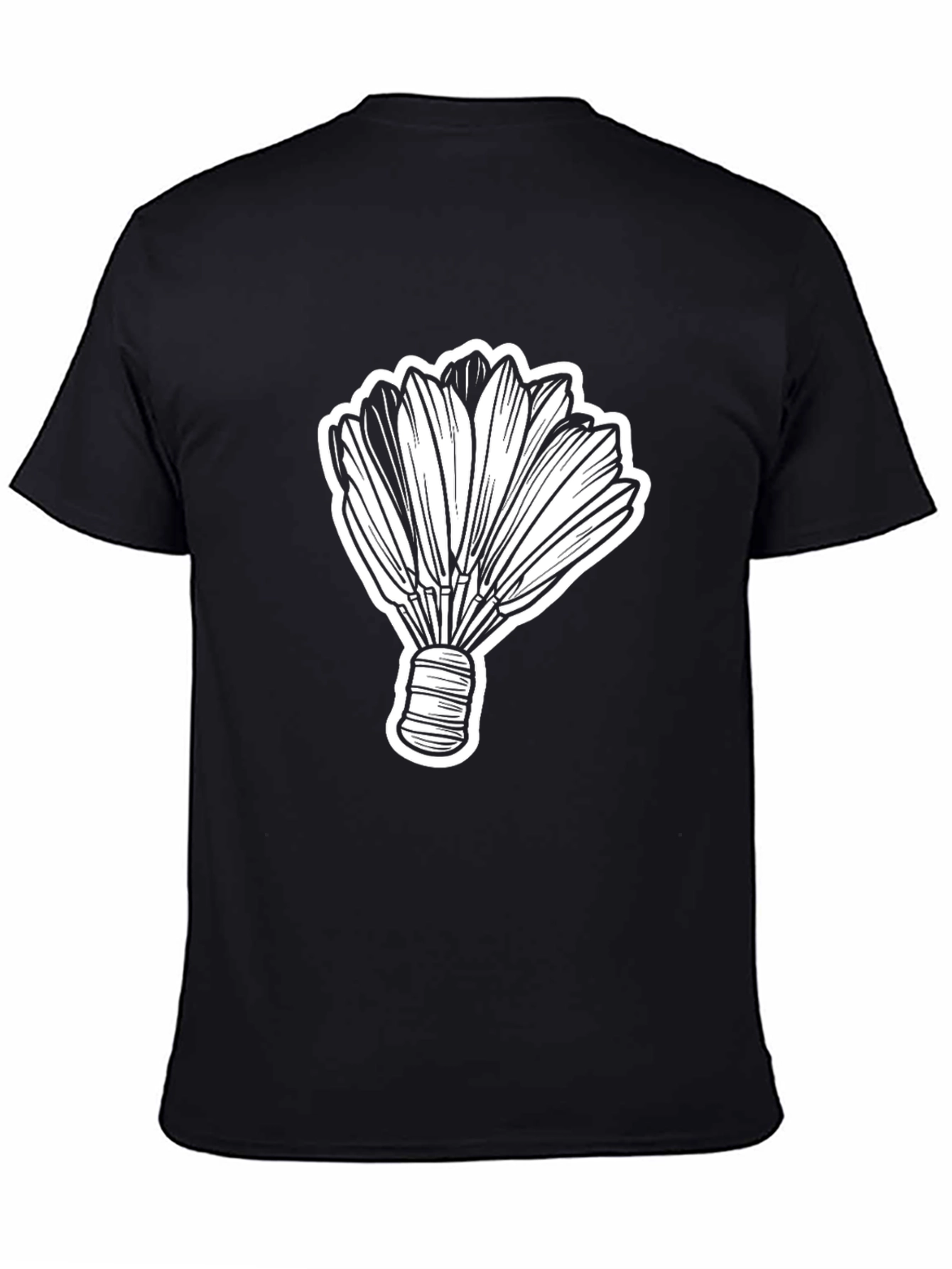 Badminton Shuttlecock Graphic Tee