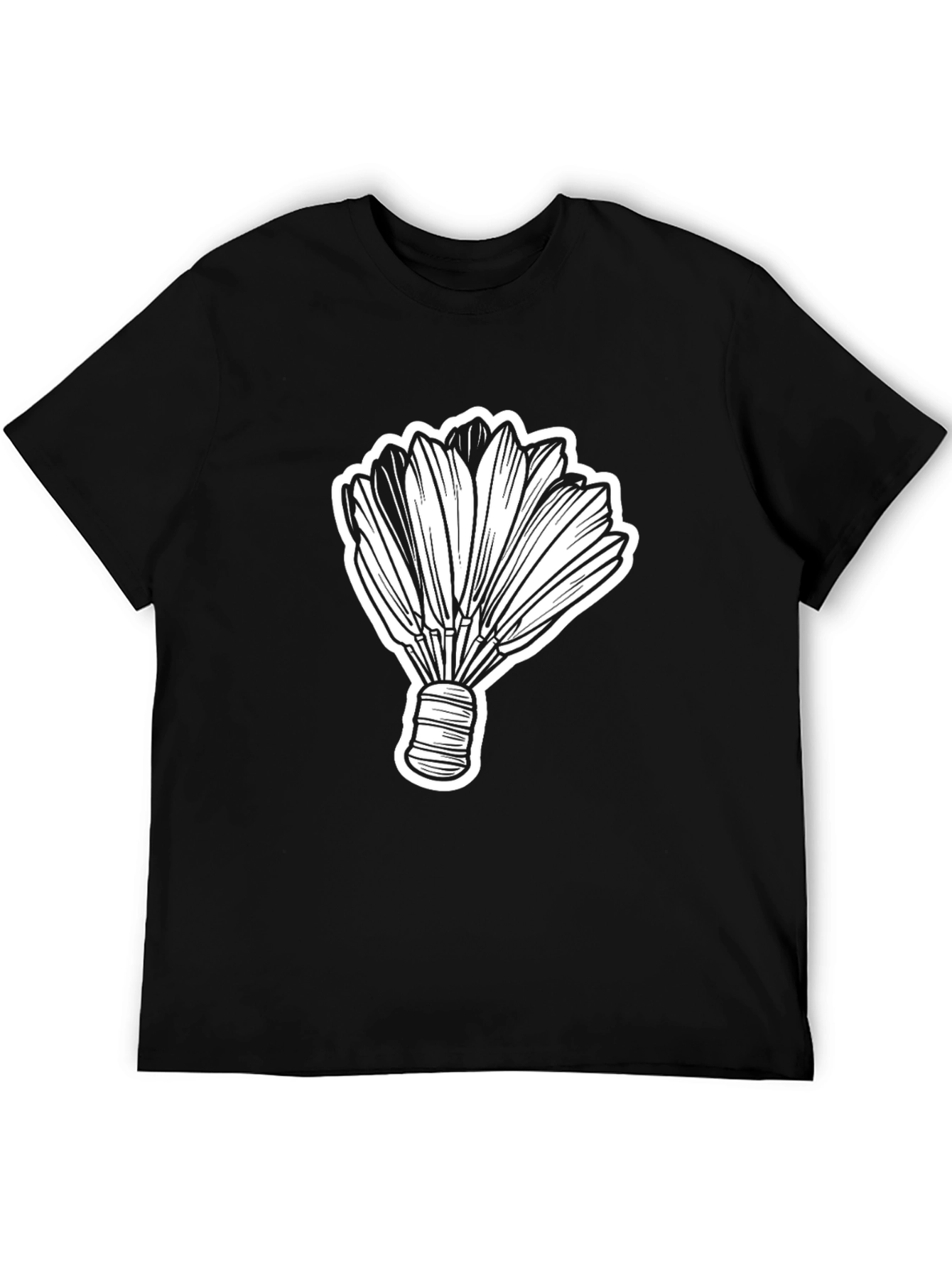 Badminton Shuttlecock Graphic Tee