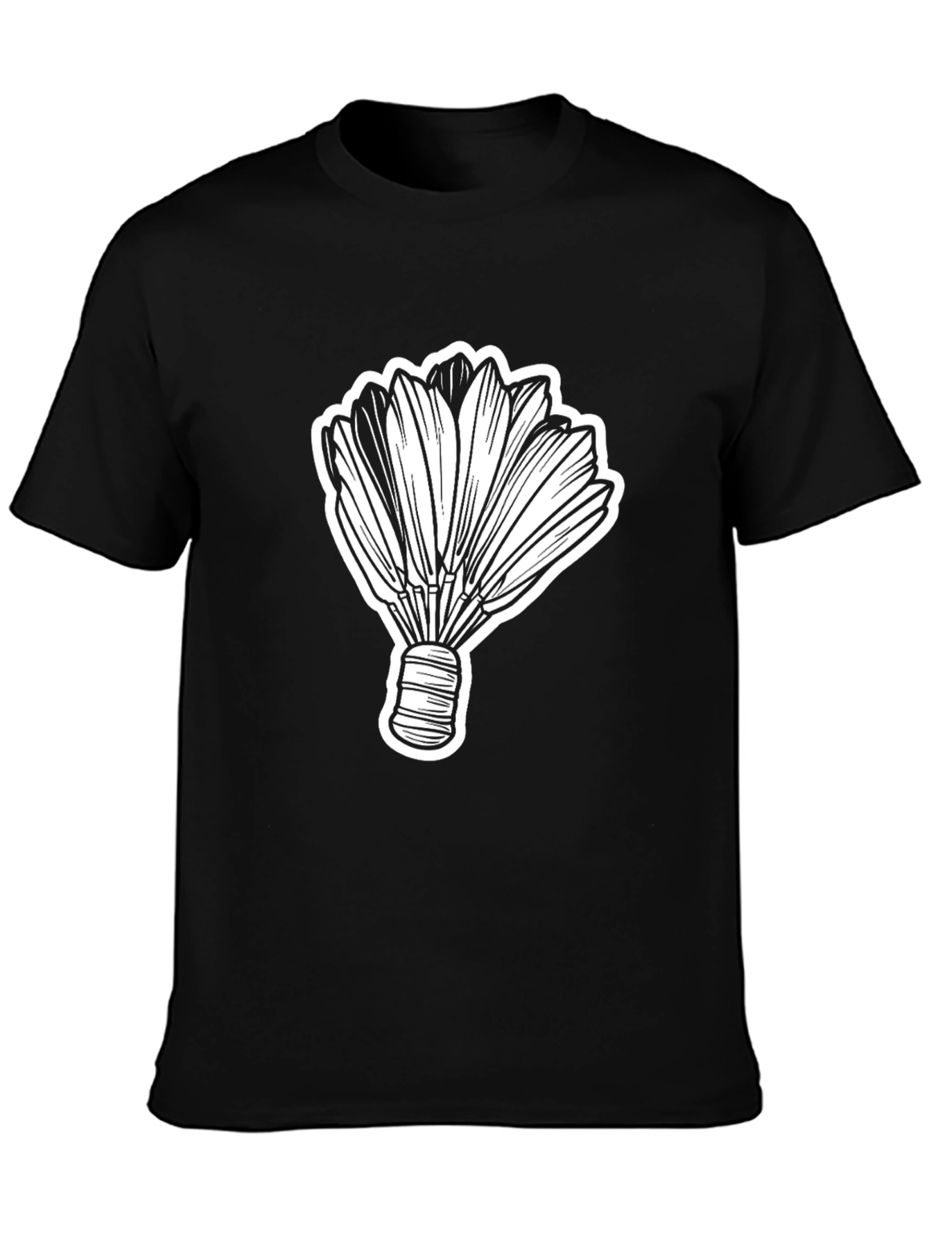 Badminton Shuttlecock Graphic Tee