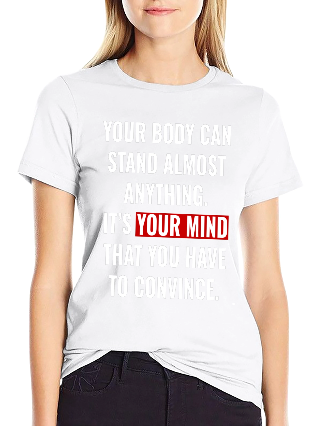Motivational T-Shirt - Mind Over Body
