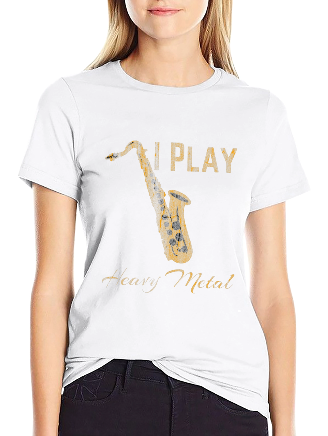 I Play Heavy Metal Saxophone T-Shirt