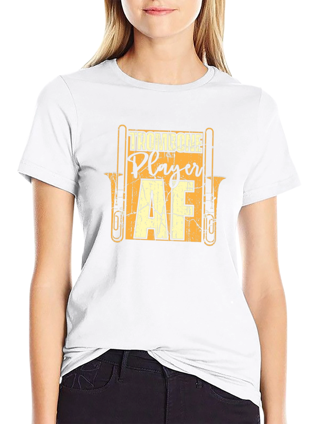 Trombone Player AF Graphic T-Shirt