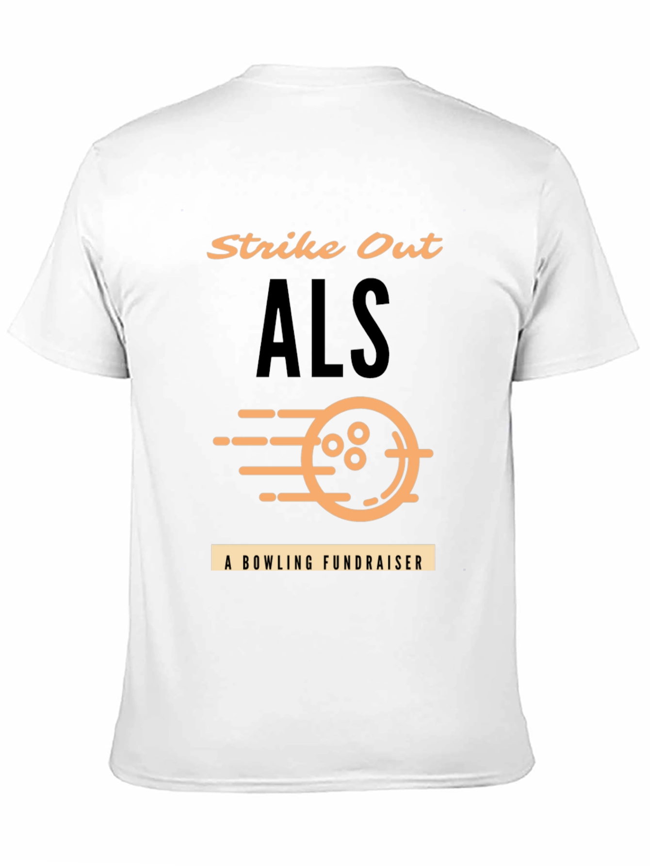 Strike Out ALS Bowling Fundraiser T-Shirt