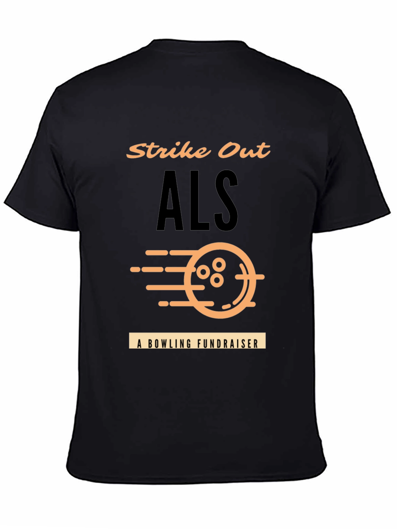 Strike Out ALS Bowling Fundraiser T-Shirt