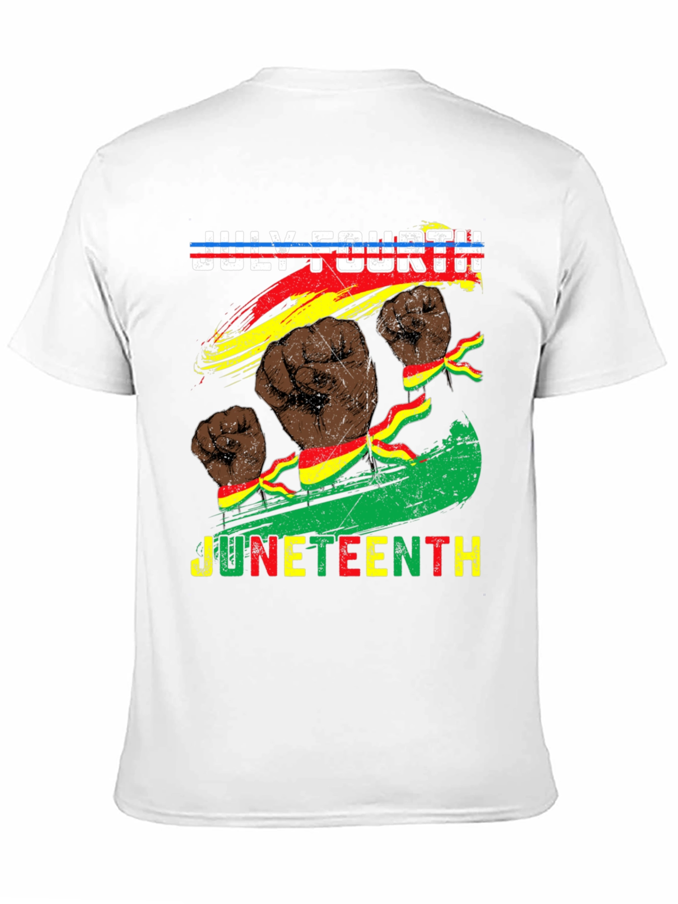 July Fourth Juneteenth Fist T-Shirt