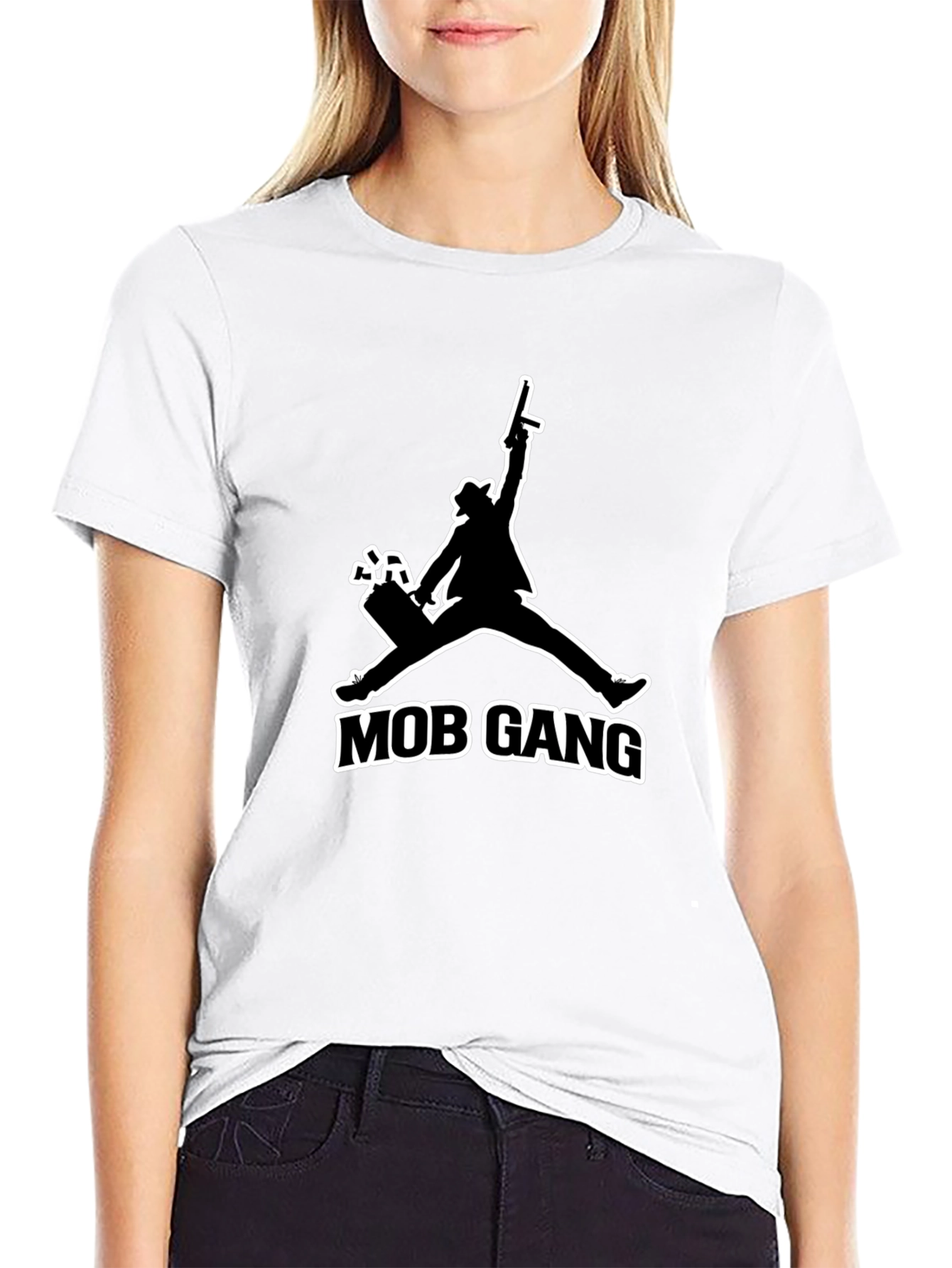 Mob Gang T-Shirt - Black Graphic Tee